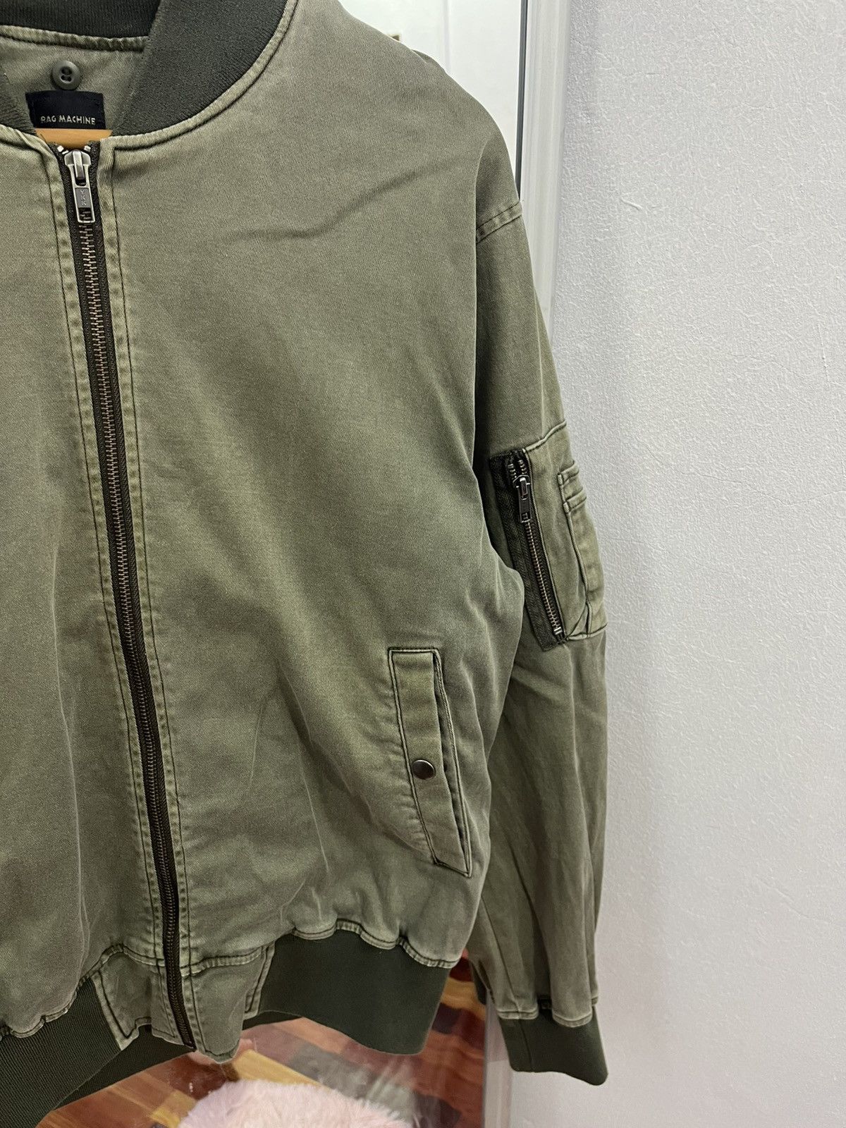 Japanese Brand Rag Machine Vintage Wash MA-1 Bomber Jacket Size US M / EU 48-50 / 2 - 3 Thumbnail
