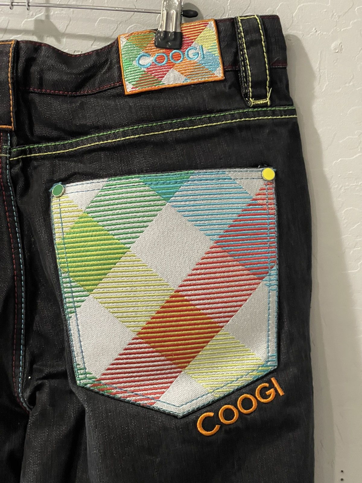 Coogi × Vintage Vintage Y2K COOGI Denim Baggy Jeans Streetwear 38x34 Size US 38 / EU 54 - 6 Thumbnail