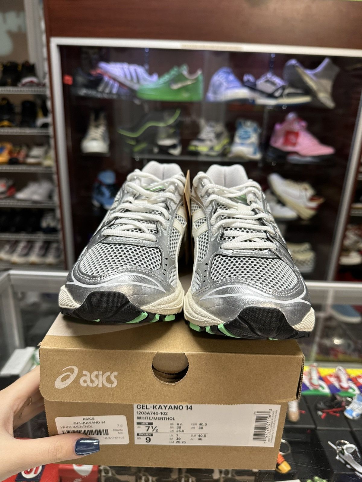 Asics Asics Kayano 14 ‘White/Menthol’ Size US 7.5 / EU 40-41 - 3 Thumbnail
