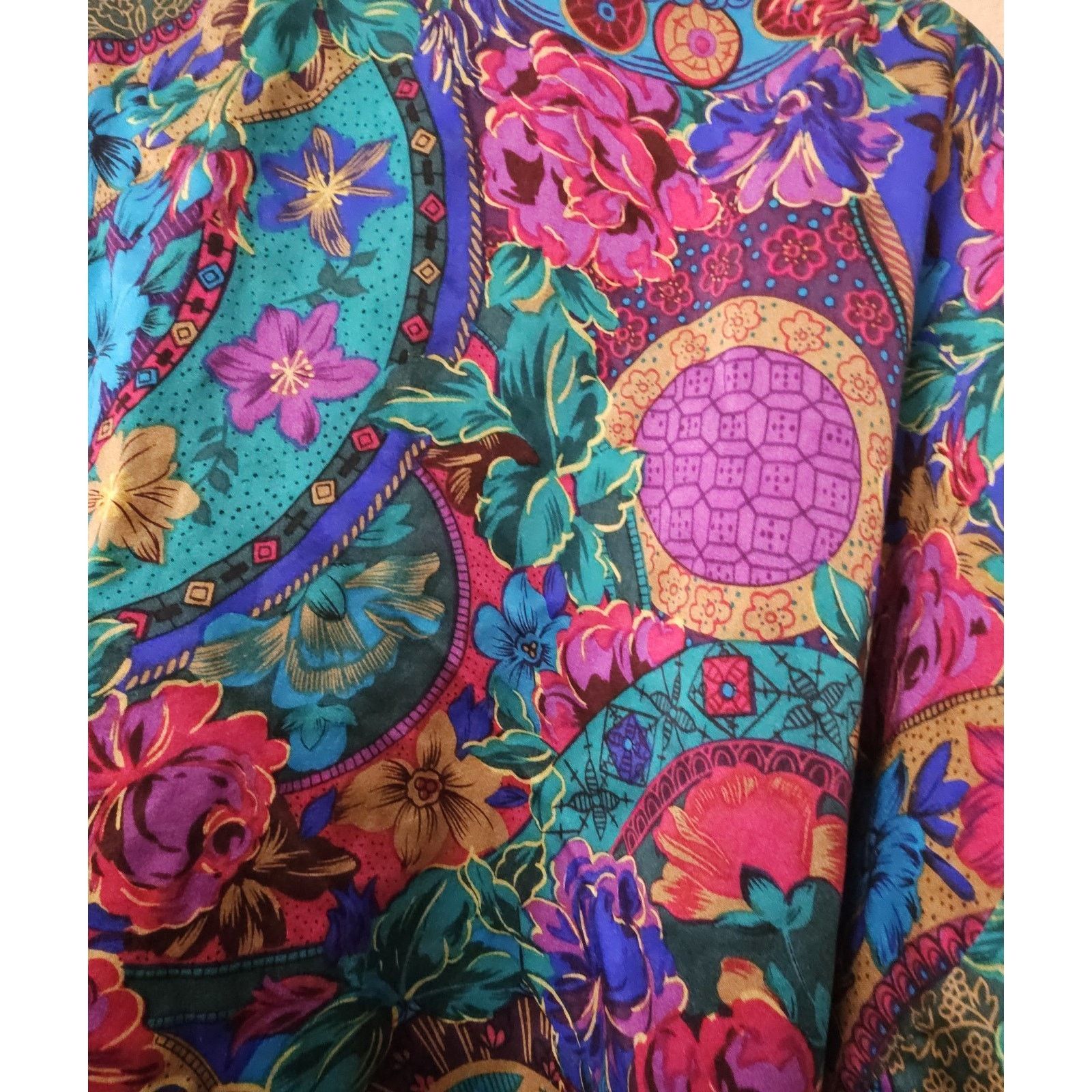 Victoria's Secret Vtg Victoria's Secret Kimono Robe 100% Silk Gold Label Size S / US 4 / IT 40 - 8 Thumbnail