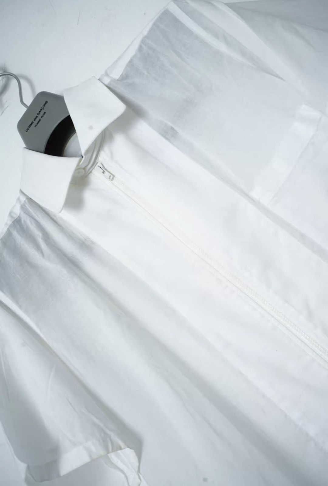 Yohji Yamamoto Yohji Yamamoto Small Stand Collar Short Sleeve Shirt Size US S / EU 44-46 / 1 - 5 Thumbnail