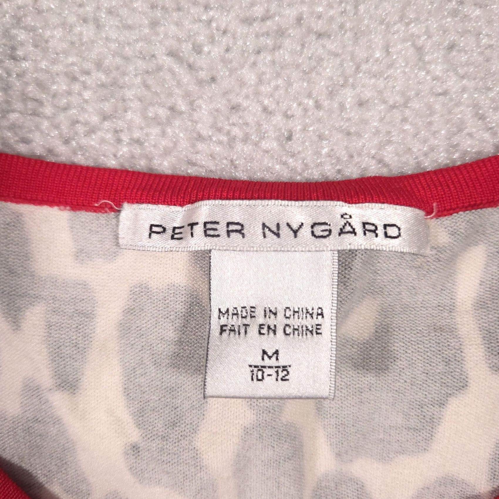 Vintage Peter Nygard Cardigan Sweater Womens M Black Leopard Crew Neck Short Sleeve Size M / US 6-8 / IT 42-44 - 4 Thumbnail