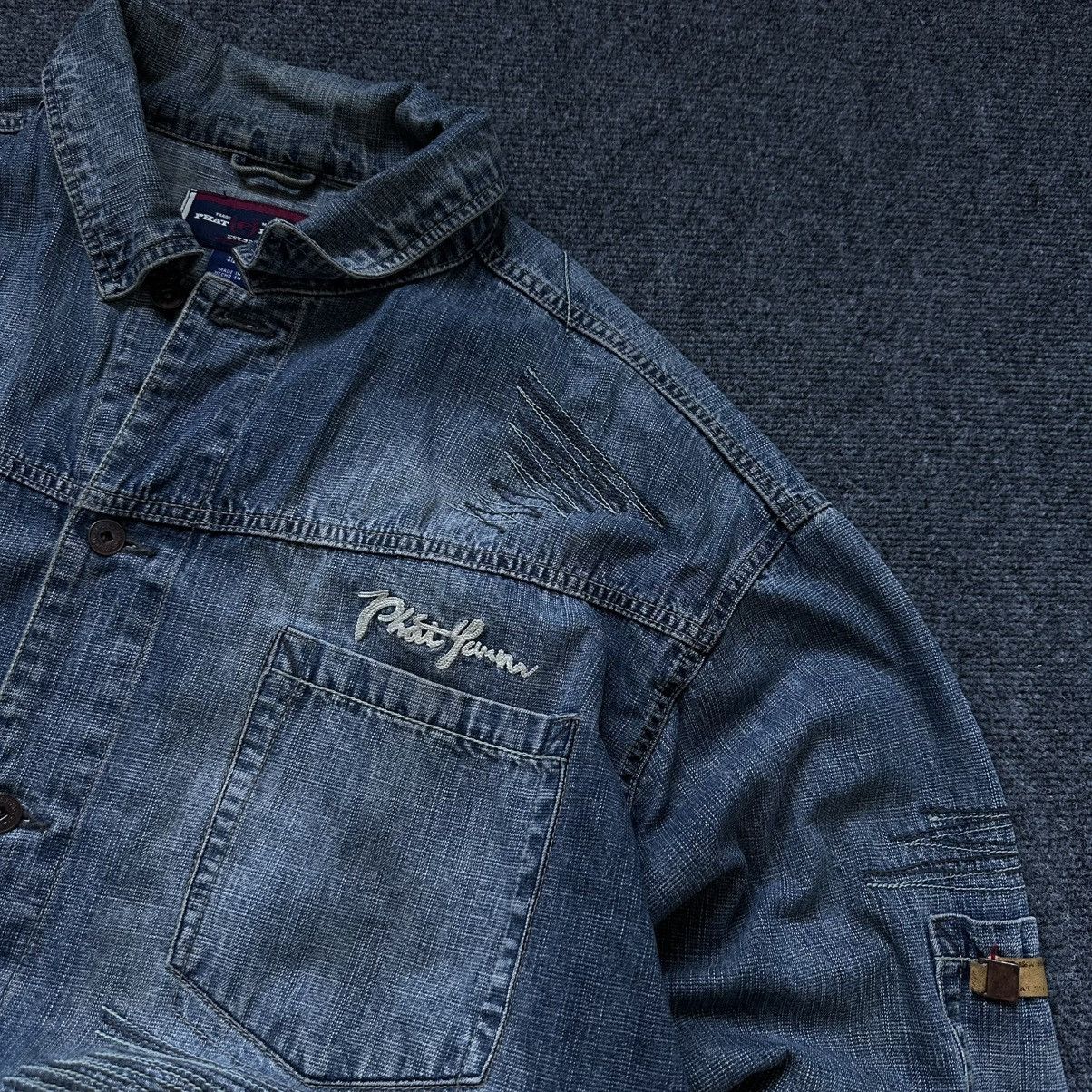 Phat Farm VTG Western Phat Farm Denim Jacket Size XL Man 90s USA Hype Size US XL / EU 56 / 4 - 6 Thumbnail