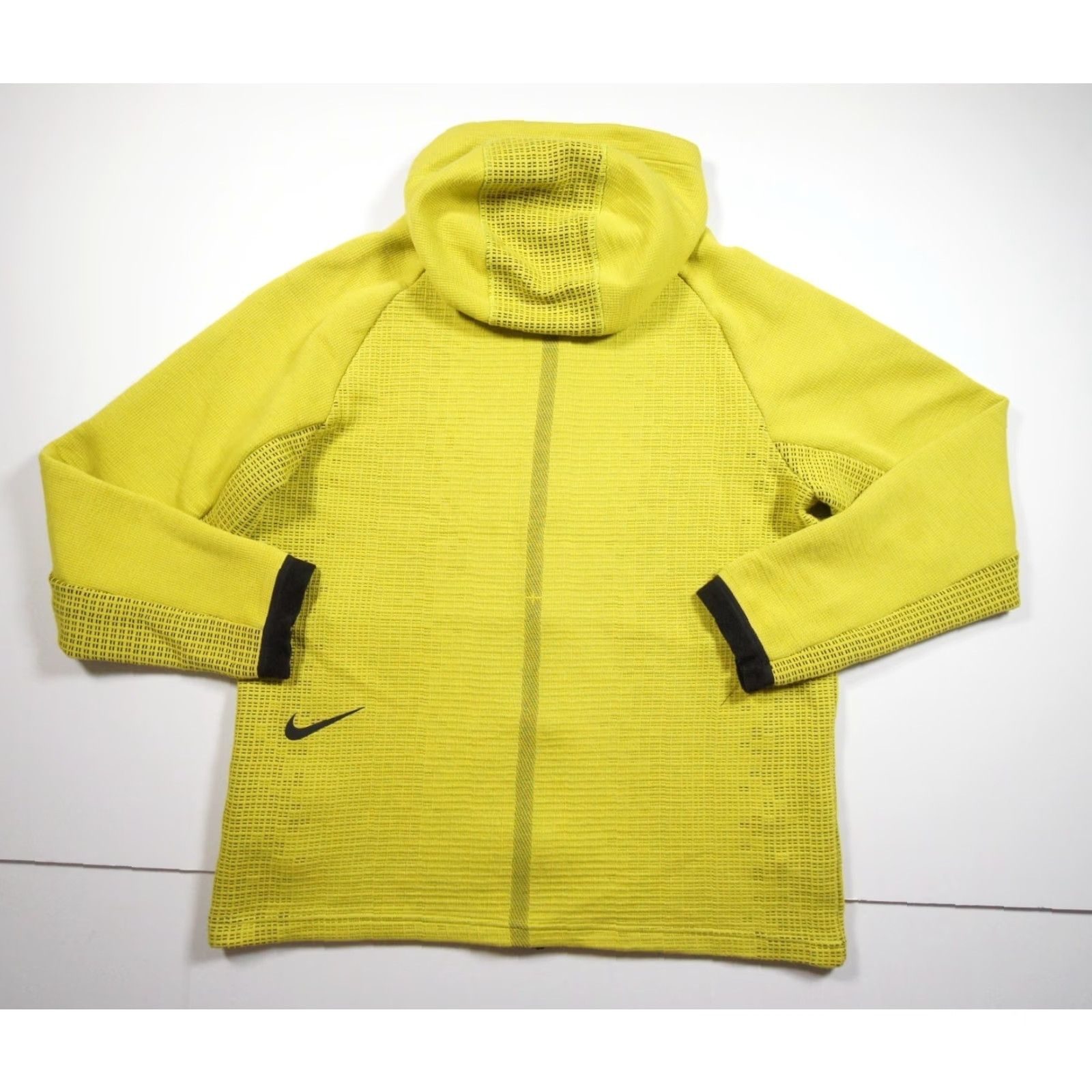 Nike Nike Sweatshirt Hoodie Men Large Yellow Full Zip Tech Pack Swoosh Logo All Seasons Outdoor 90s? Size US L / EU 52-54 / 3 - 6 Thumbnail