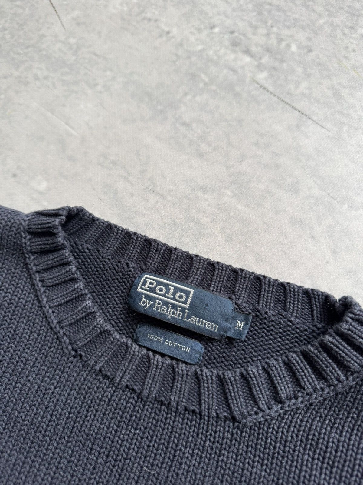 Polo Ralph Lauren × Ralph Lauren × Vintage 90s Vintage Polo Ralph Lauren Sweater Knitwear BLUE Size US M / EU 48-50 / 2 - 4 Thumbnail