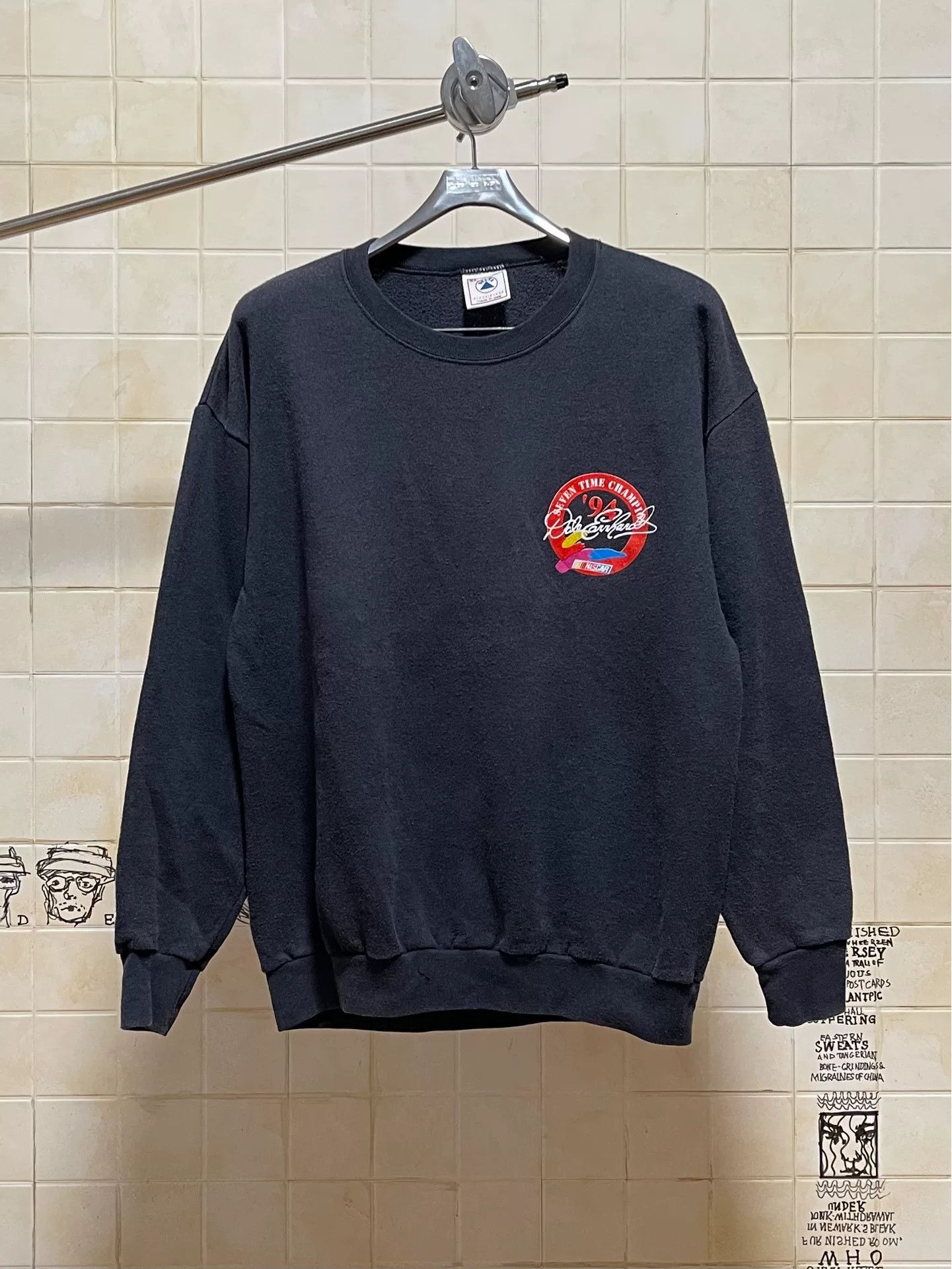 Vintage Vintage 90s Racing Graphic Sweatshirt Size US M / EU 48-50 / 2 - 1 Thumbnail