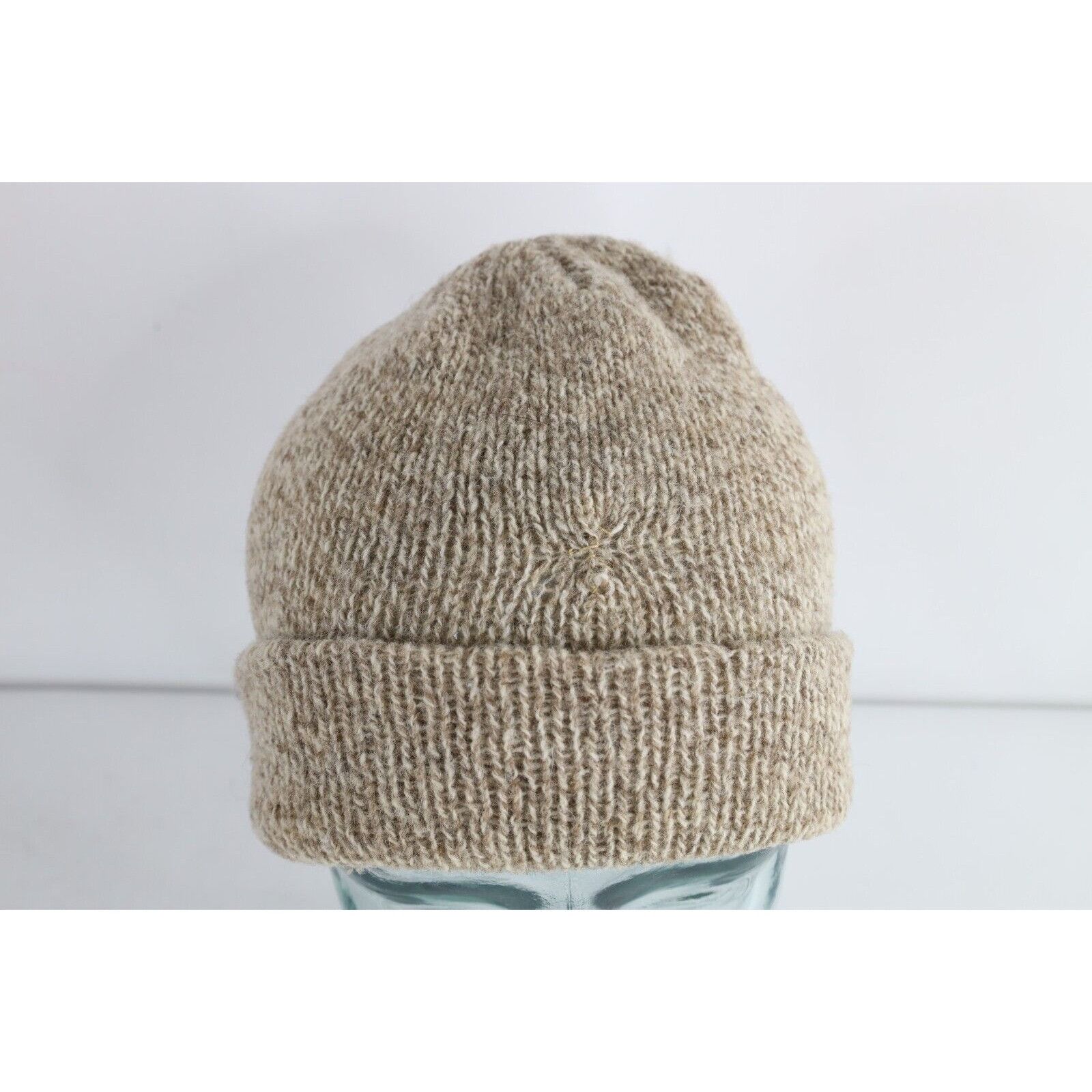 Vintage Vintage 90s Streetwear Wool Blend Ribbed Knit Winter Beanie Size ONE SIZE - 1 Thumbnail