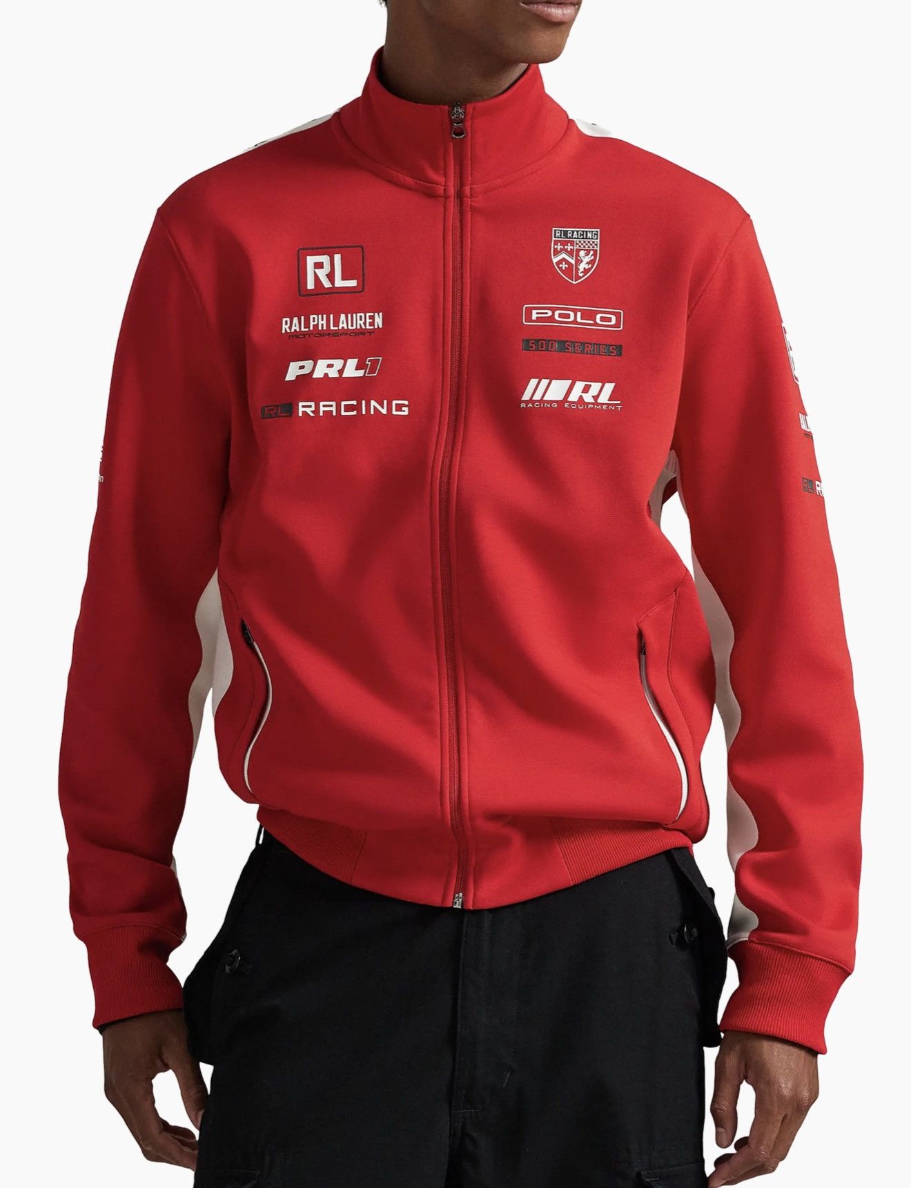 Polo Ralph Lauren Polo Ralph Lauren Stretch Double-Knit Graphic Track Jacket Size US L / EU 52-54 / 3 - 1 Thumbnail