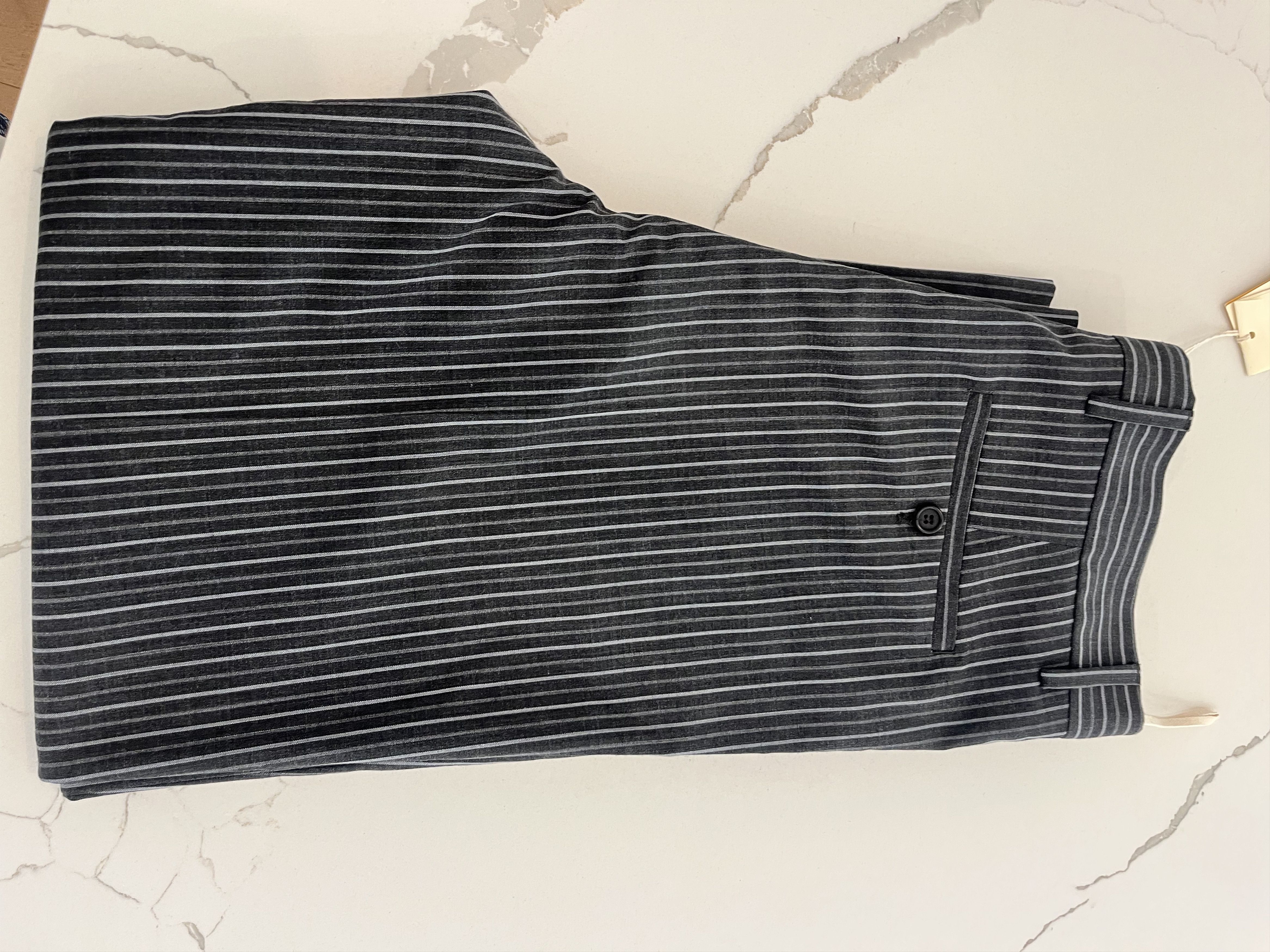 Marni BNWT MARNI Pin Striped Wool Blend Grey Pants Size 46 US 30 Size US 30 / EU 46 - 4 Thumbnail
