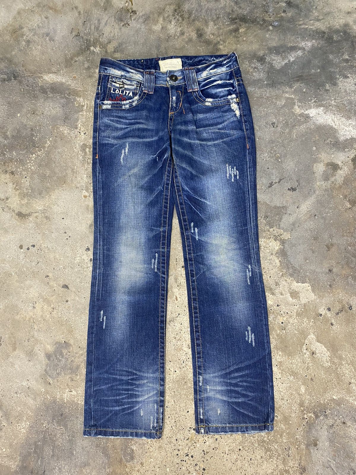 Japanese Brand × Vintage Lolita blue jeans wash japanese brand Size US 30 / EU 46 - 1 Thumbnail