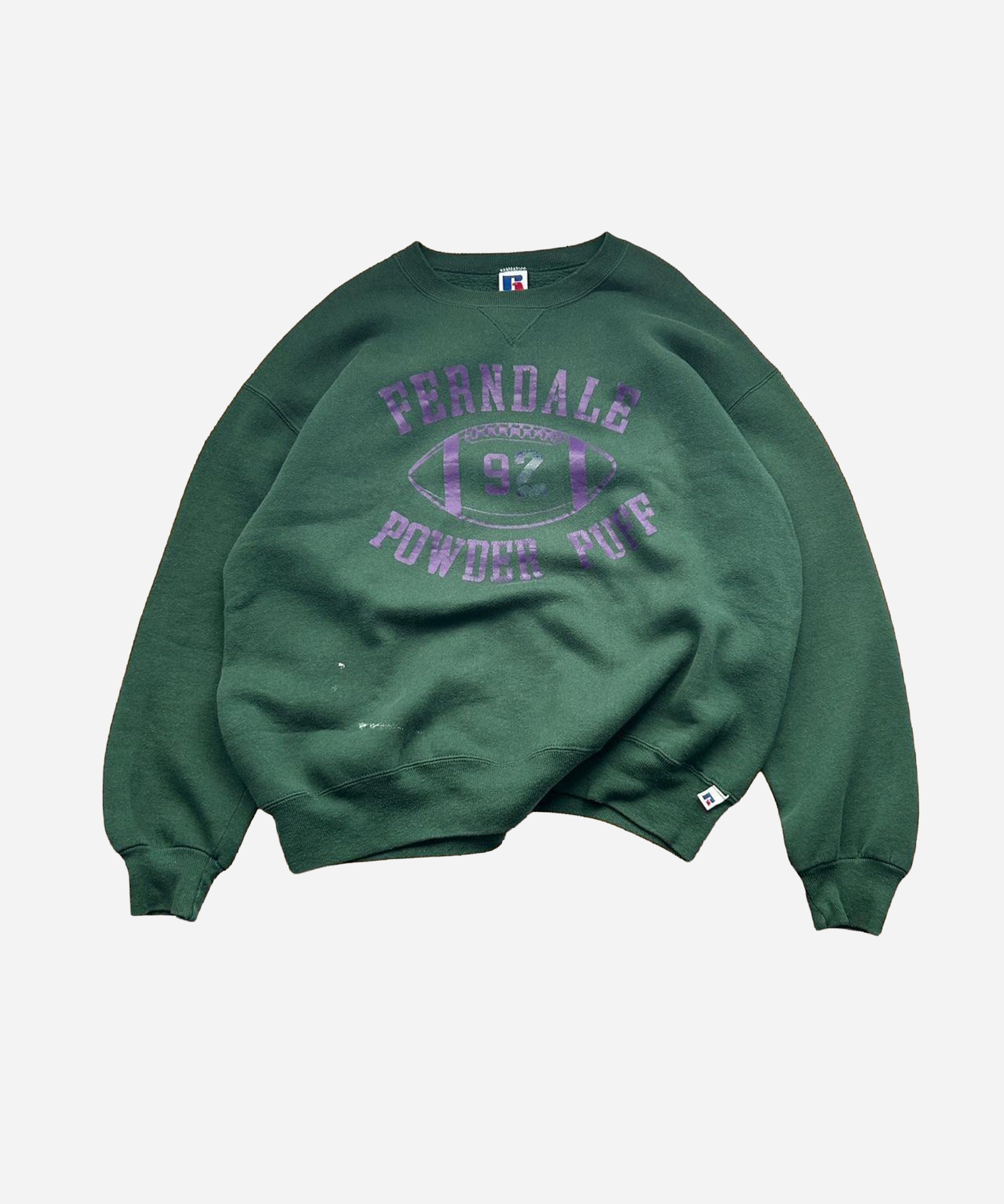 Russell Athletic Vintage 90s USA Russell Crewneck Football Graphic Size US XL / EU 56 / 4 - 1 Thumbnail