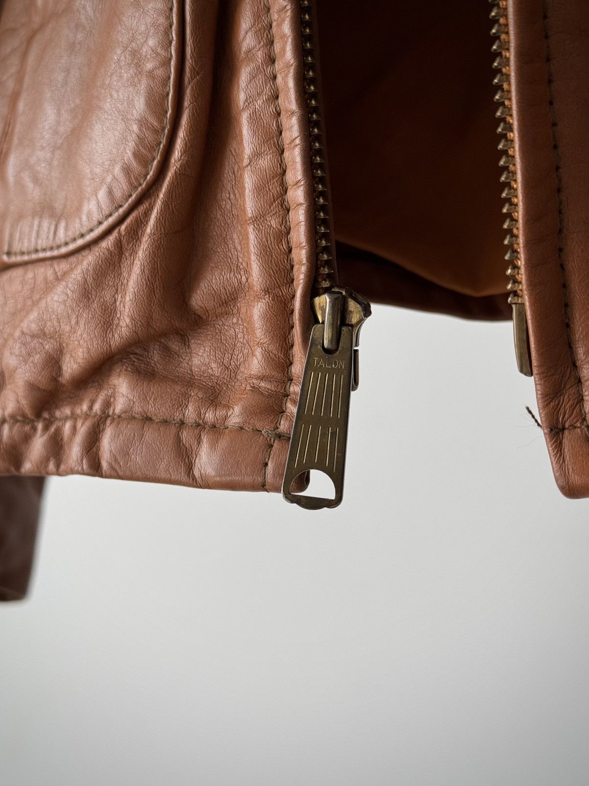 Sears × Vintage 1970s Vintage Sears The Leather Shop Rockabilly Jacket Size US S / EU 44-46 / 1 - 8 Thumbnail
