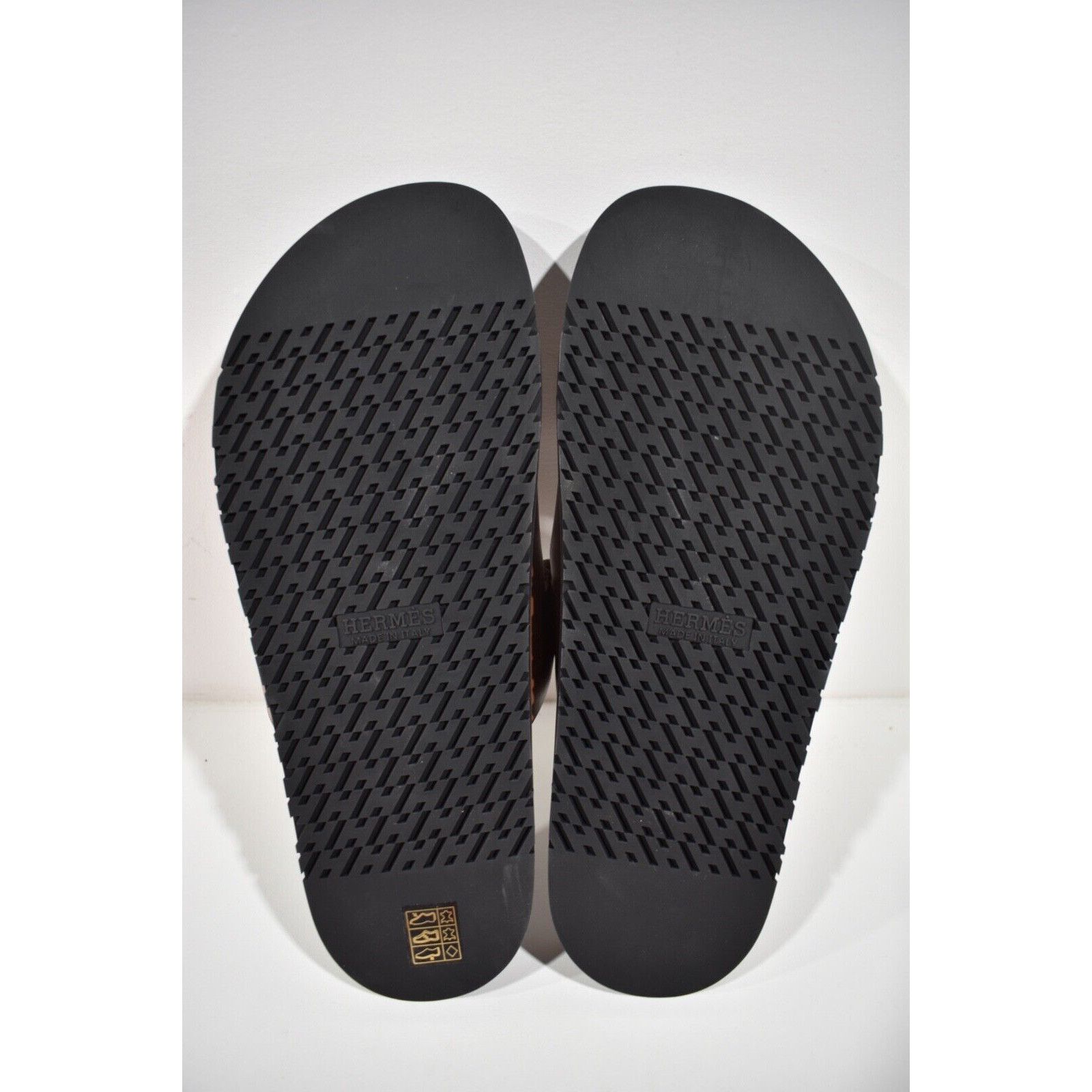 Hermes Hermes Chypre Sandal Mens Leather Slide Slip On Flat 44 11 Size US 11 / EU 44 - 12 Thumbnail