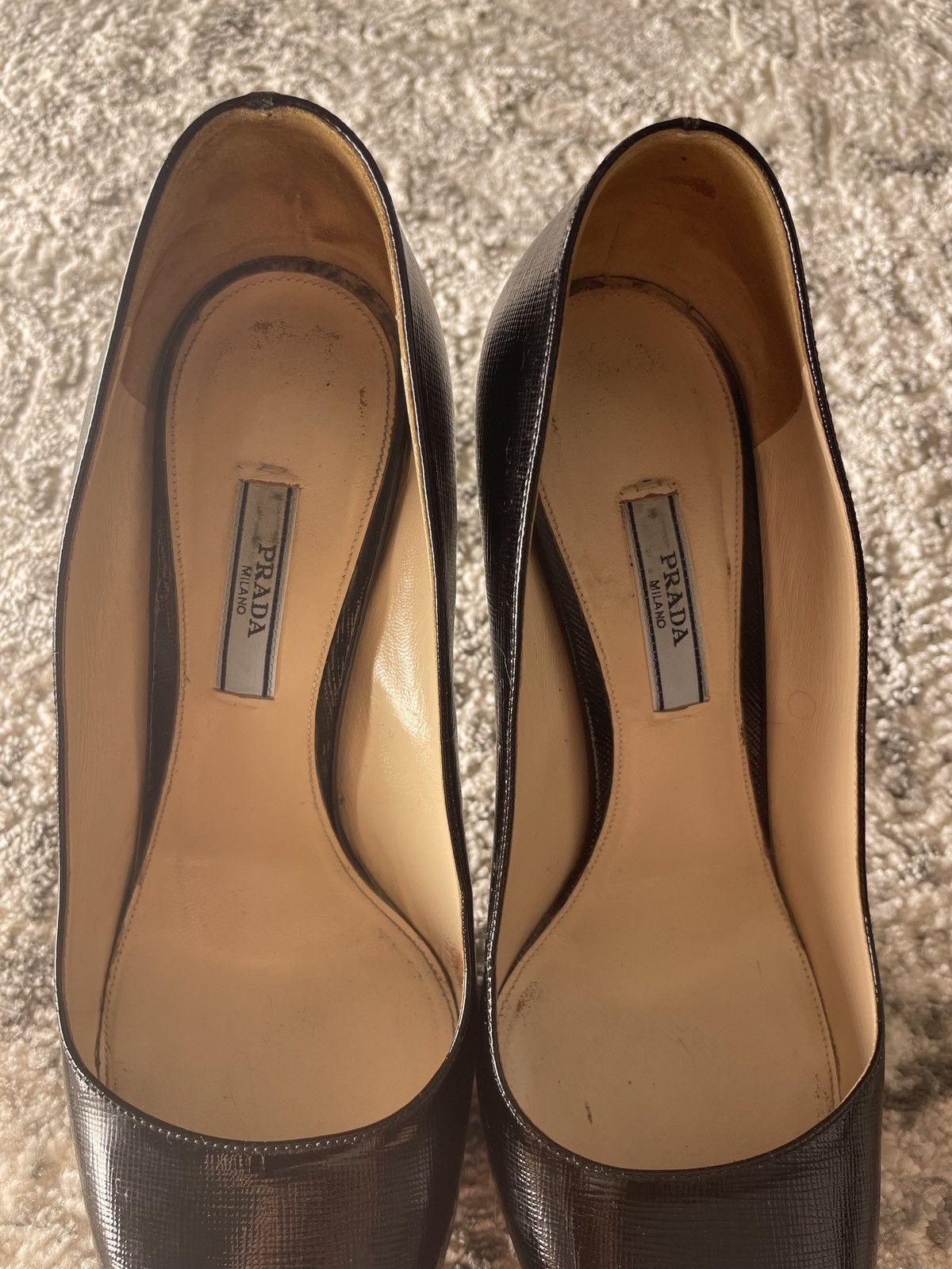 Prada prada shiny leather heel Size US 8.5 / IT 38.5 - 2 Thumbnail
