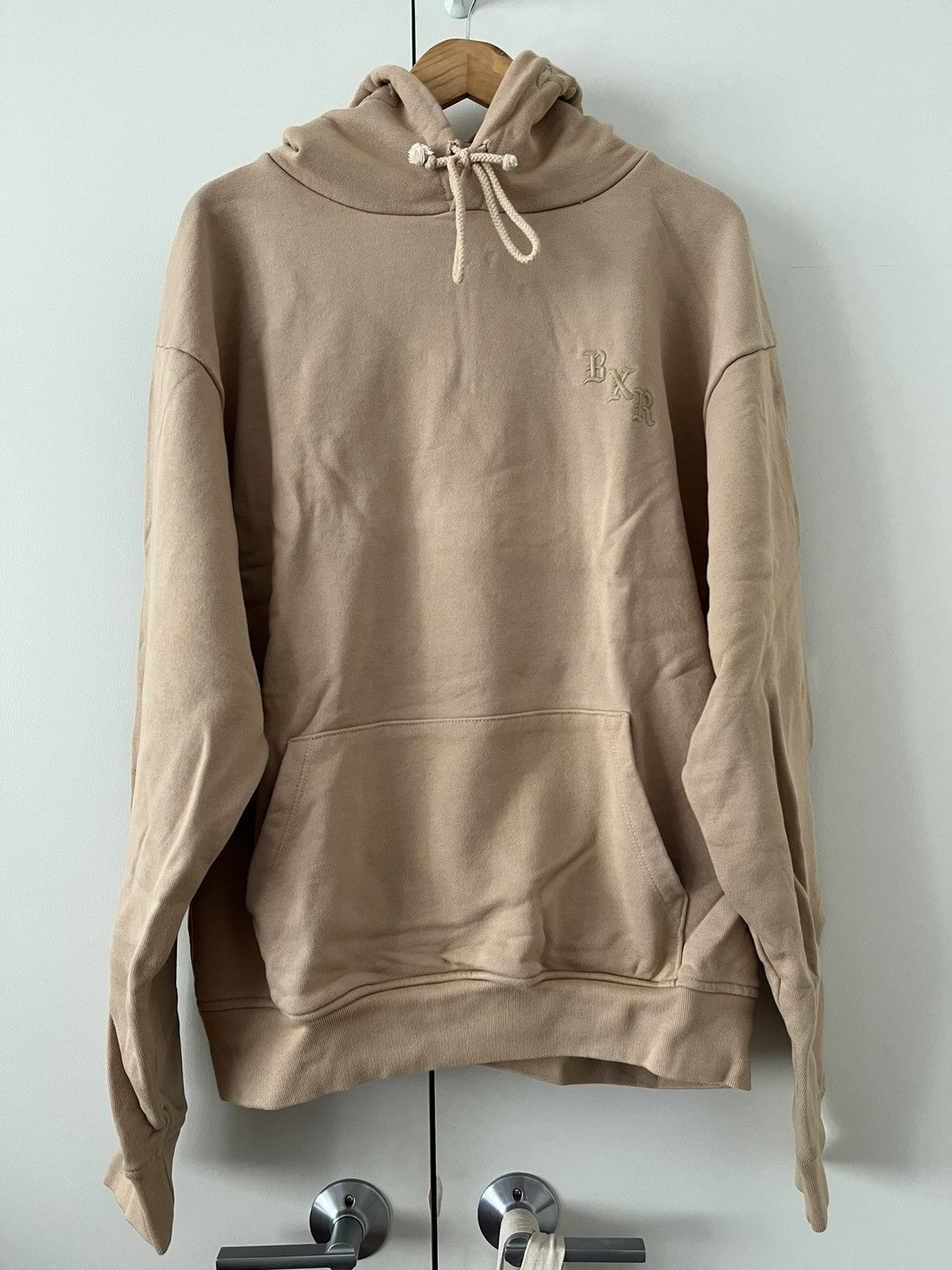 Born X Raised BXR Tonal embroidery logo hoodie and sweat pants set beige Size US L / EU 52-54 / 3 - 3 Thumbnail
