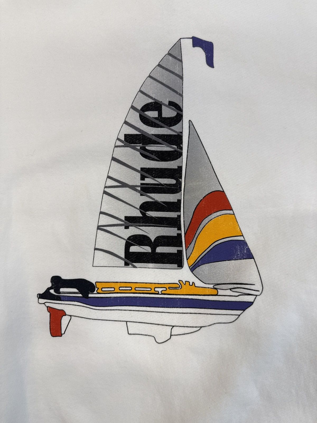 Rhude Rhude Catamaran Champion Crewneck Size US XL / EU 56 / 4 - 3 Thumbnail