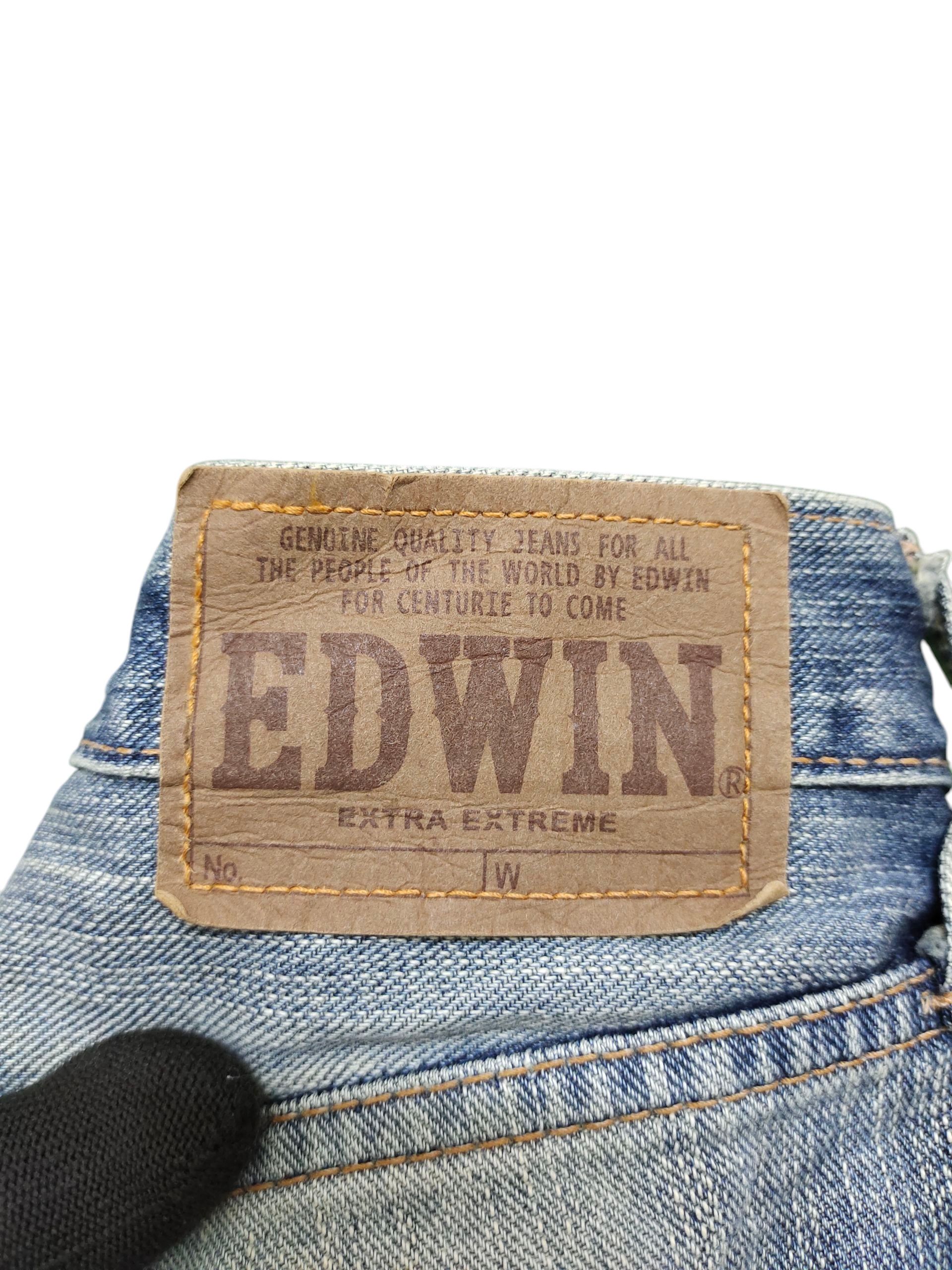 Kapital Vintage 90s Edwin Boro Patchwork Clawmark Distress Jeans Size US 30 / EU 46 - 10 Thumbnail