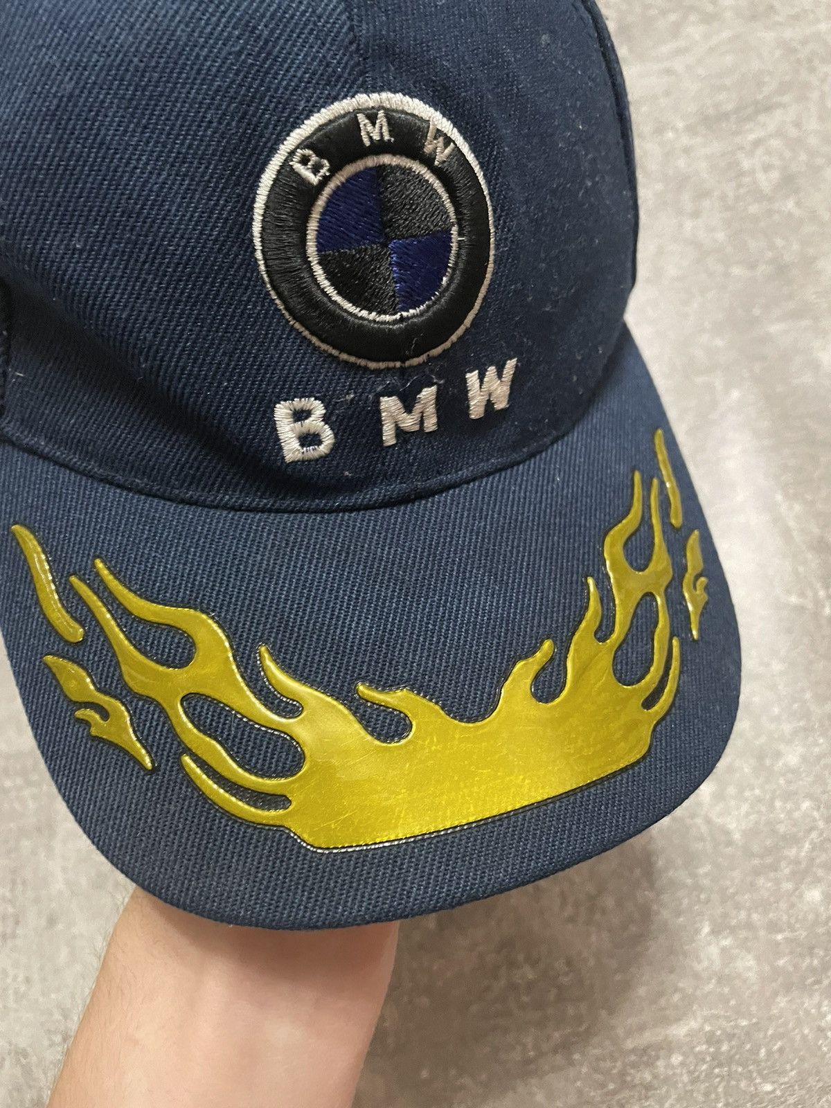 BMW Vintage BMW Flame 🔥 Cap Hat Size ONE SIZE - 3 Thumbnail