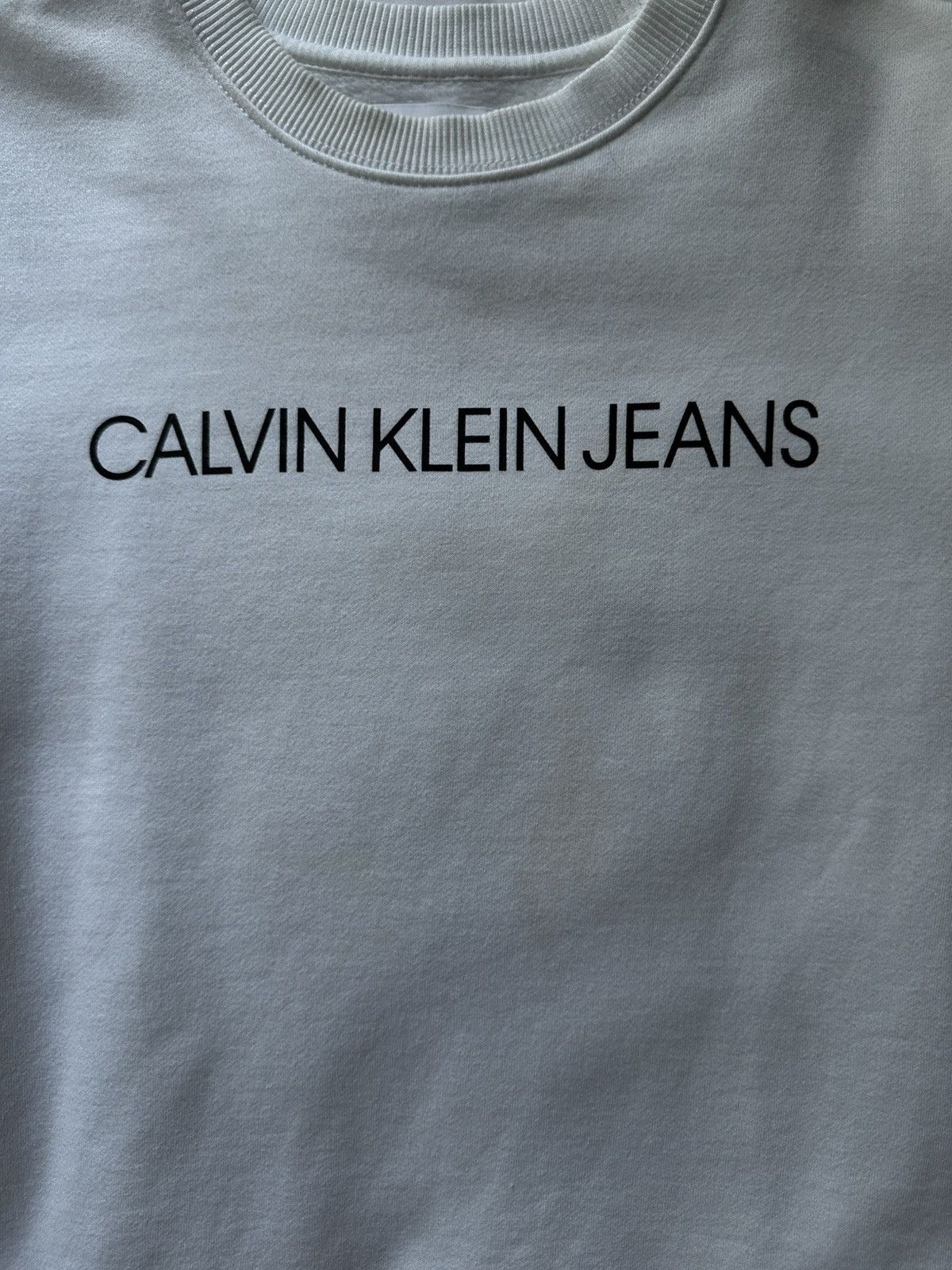 Calvin Klein CK White Sweatshirt Size S / US 4 / IT 40 - 4 Thumbnail