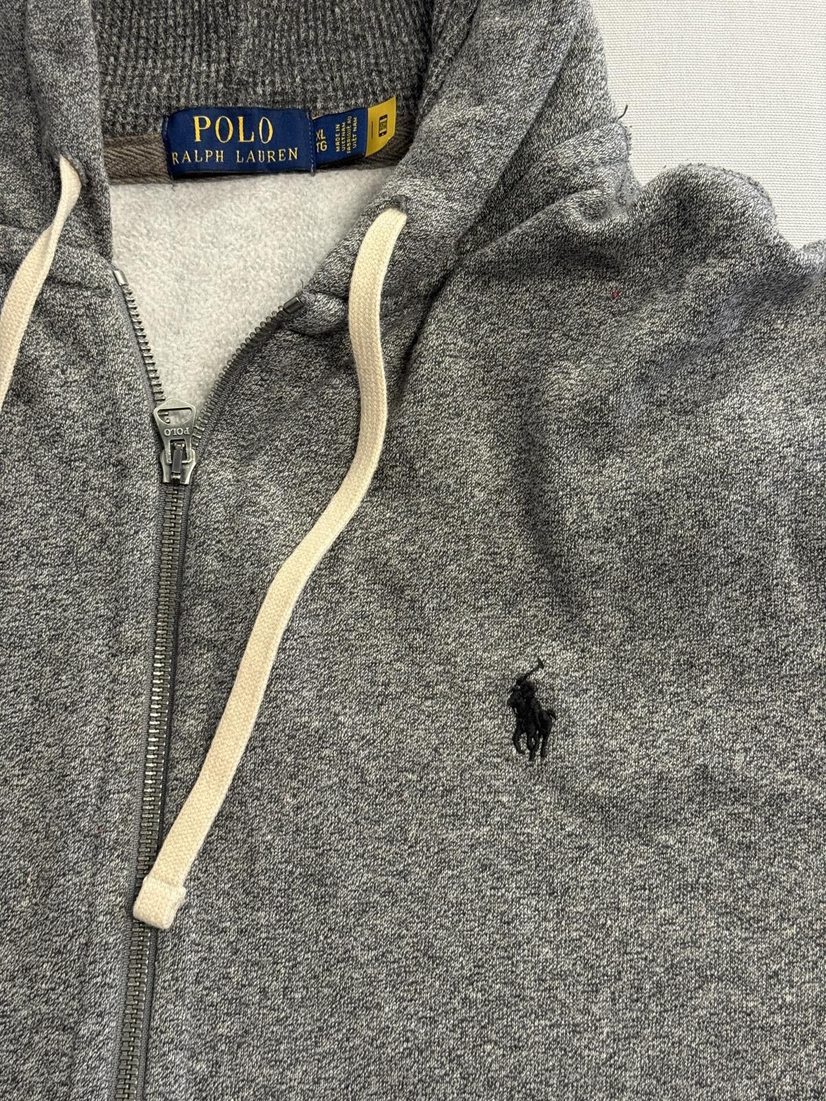 Polo Ralph Lauren Polo Ralph Lauren Full Zip Hoodie Ash Grey Heather Zip Up XL Size US XL / EU 56 / 4 - 3 Thumbnail