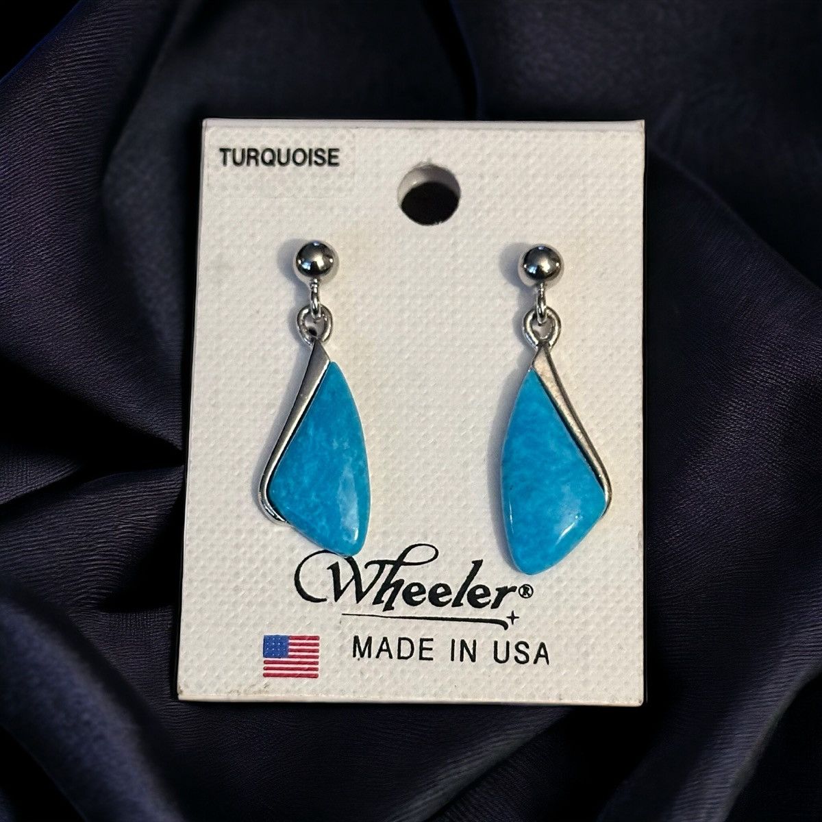 Other Turquoise dangle post earrings Size ONE SIZE - 1 Thumbnail