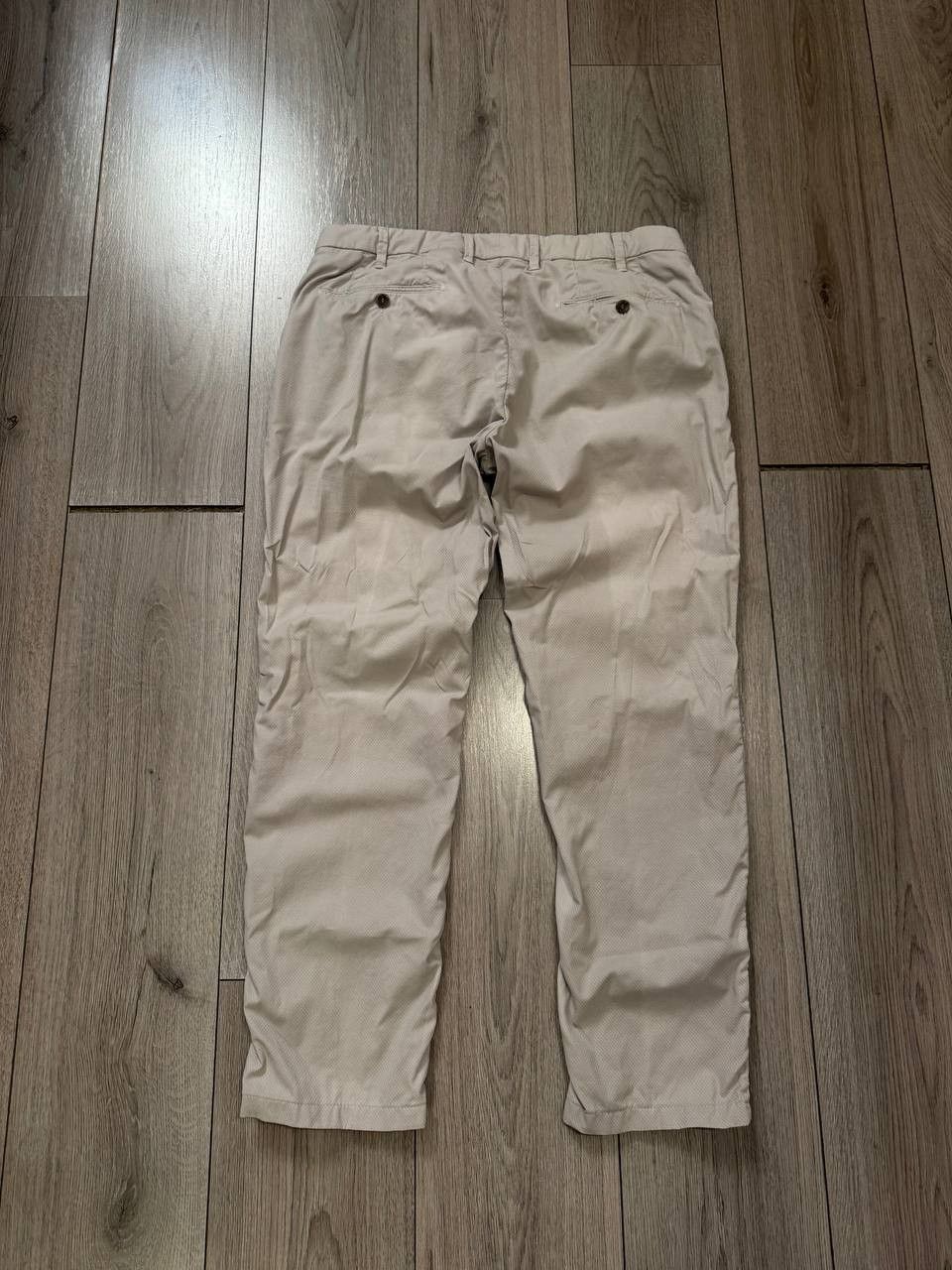 Canali Luxury Canali Chino Pants Trusers Mens Size EU 50 Light Gray Size US 34 / EU 50 - 8 Thumbnail