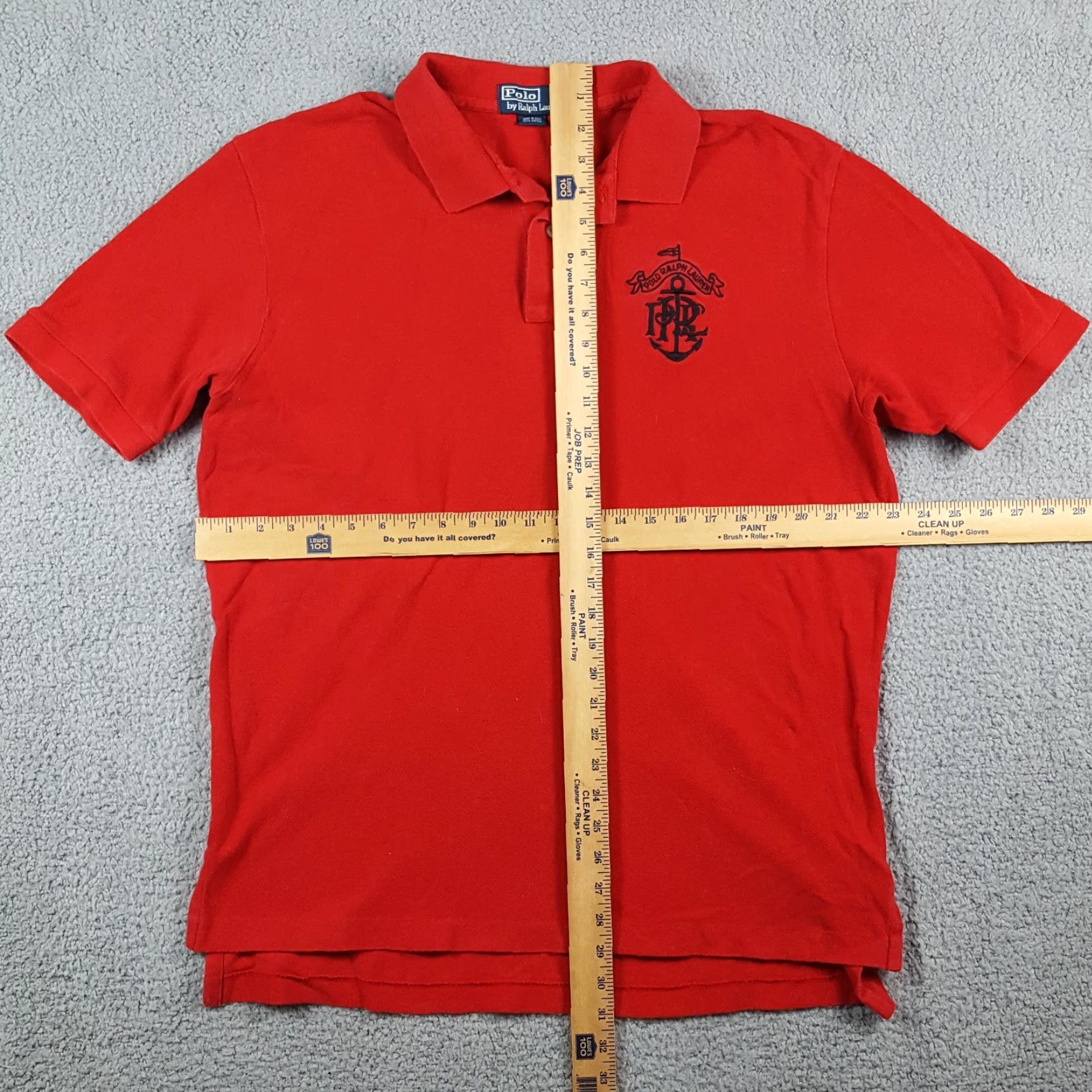 Ralph Lauren VINTAGE Ralph Lauren Anchor Crest Logo Red Polo Shirt Mens XL Short Sleeve Casual 90s Preppy Nautical Size US XL / EU 56 / 4 - 7 Thumbnail