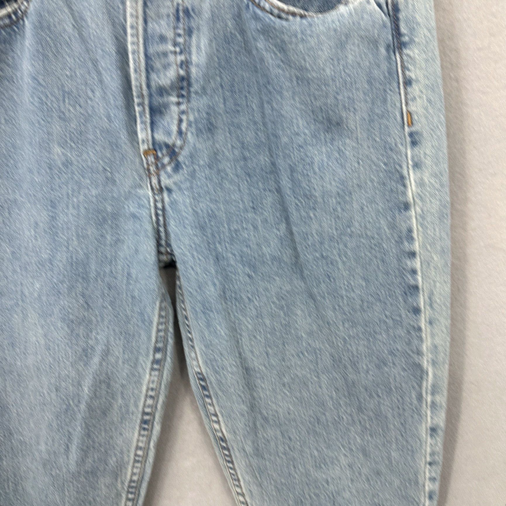 RE/DONE Re/Done Women's High Waist Mom Jeans 27 Denim 90s Faded Sunwashed City Hipster Vintage Style Size 27" / US 4 / IT 40 - 3 Thumbnail