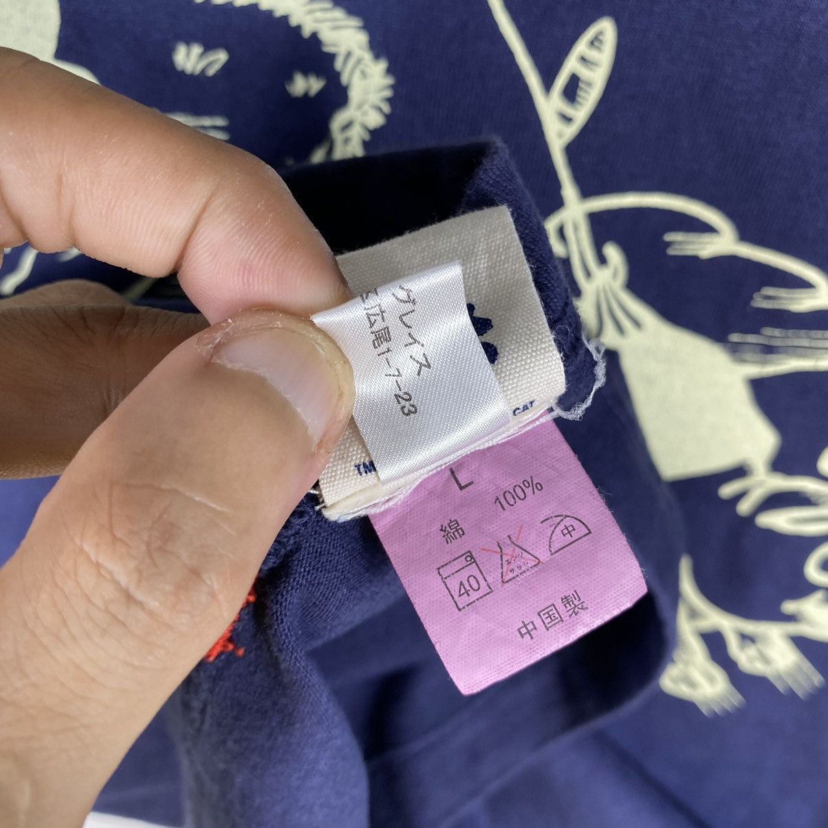 Studio D'Artisan STUDIO D'ARTISAN FELIX Let's Fishing Hunter Cat Indigo Tee Size US L / EU 52-54 / 3 - 11 Thumbnail