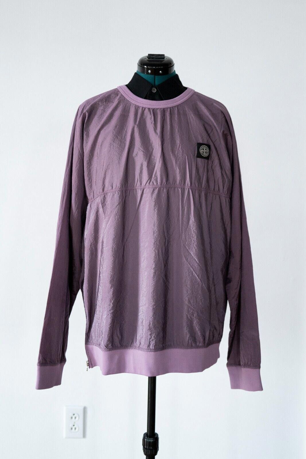 image of Stone Island Rip-Stop Nylon Metal Over Shirt Sz. XL in Purple, Men's