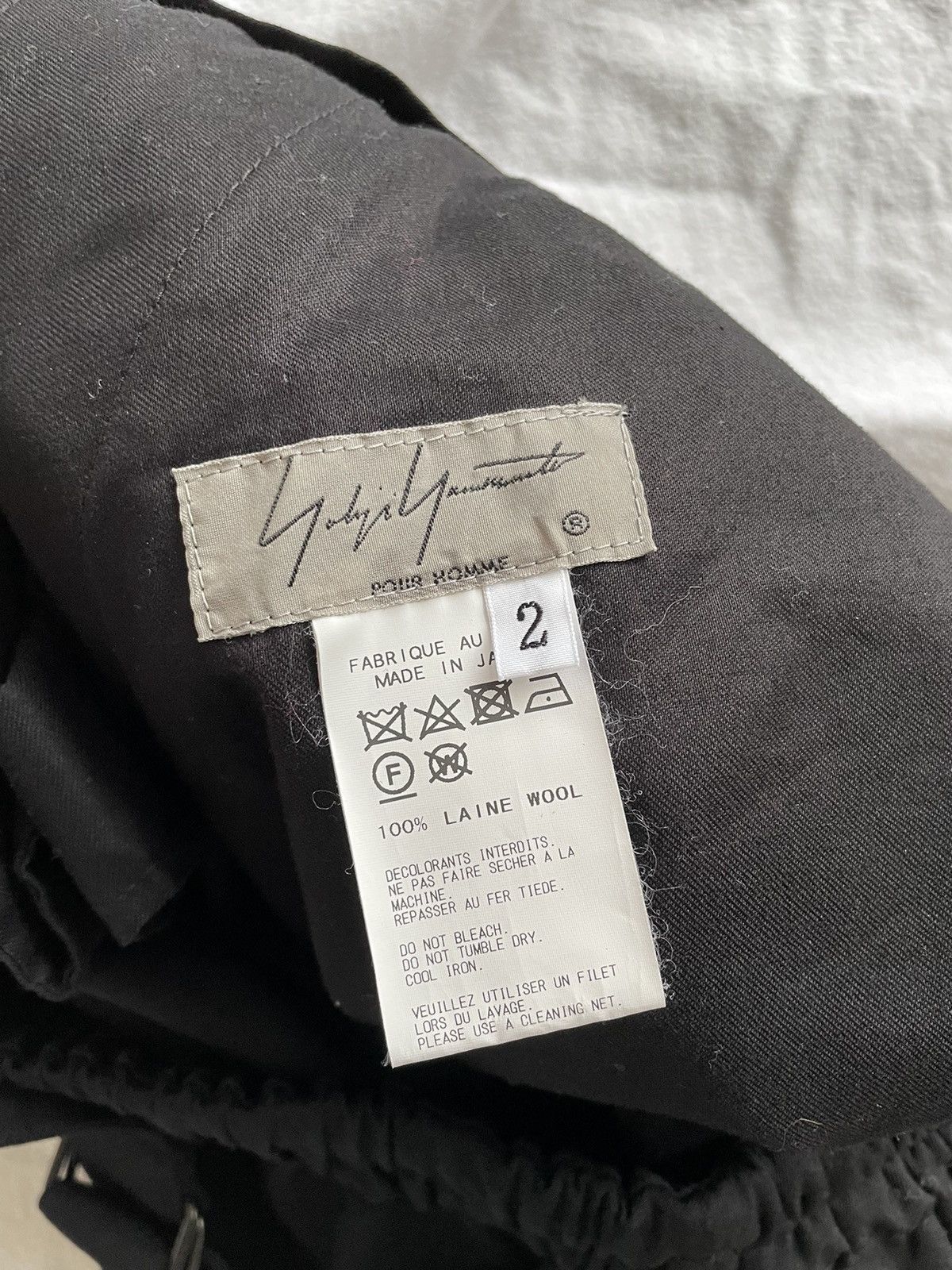 Yohji Yamamoto 19SS Twisted Crotch Pants Size US 30 / EU 46 - 3 Thumbnail