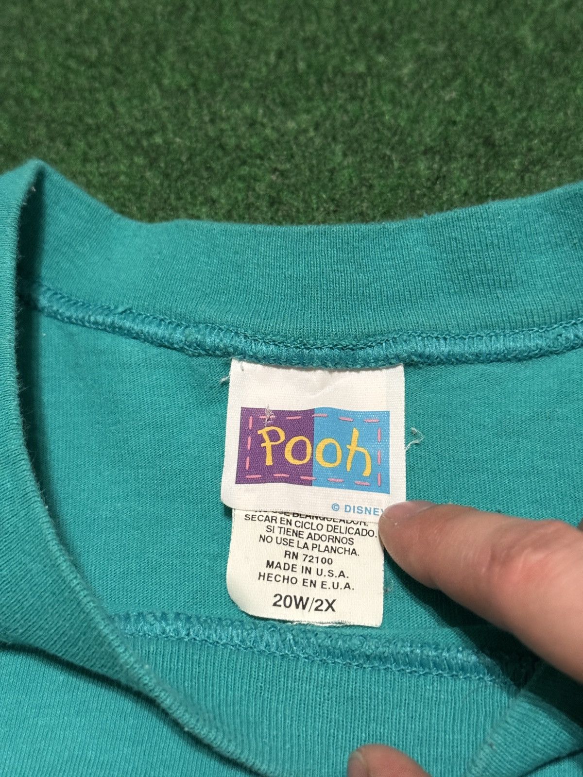 Disney Winnie The Pooh Vintage Disney 90s Cartoon 2X 23x29 T Shirt Size XXL / US 16-18 / IT 52-54 - 2 Thumbnail