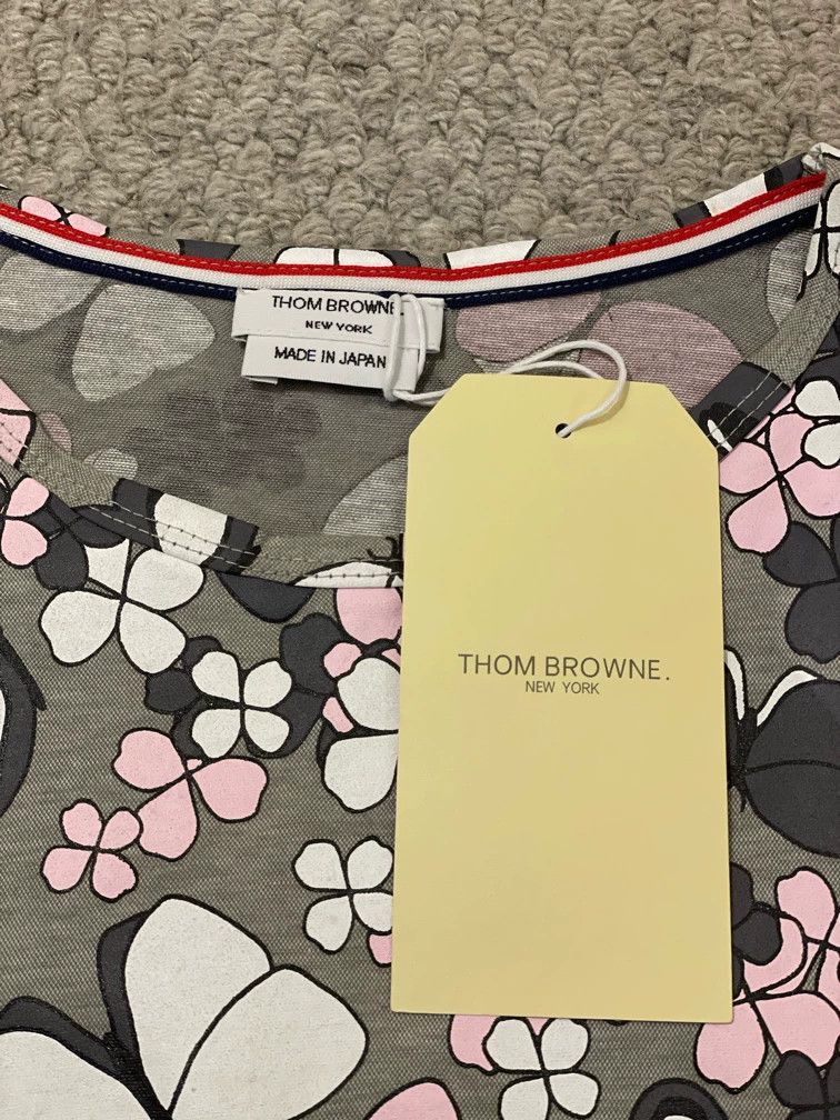 Thom Browne Thom browne Gray full-print pink and white butterfly short- Size M / US 6-8 / IT 42-44 - 7 Thumbnail