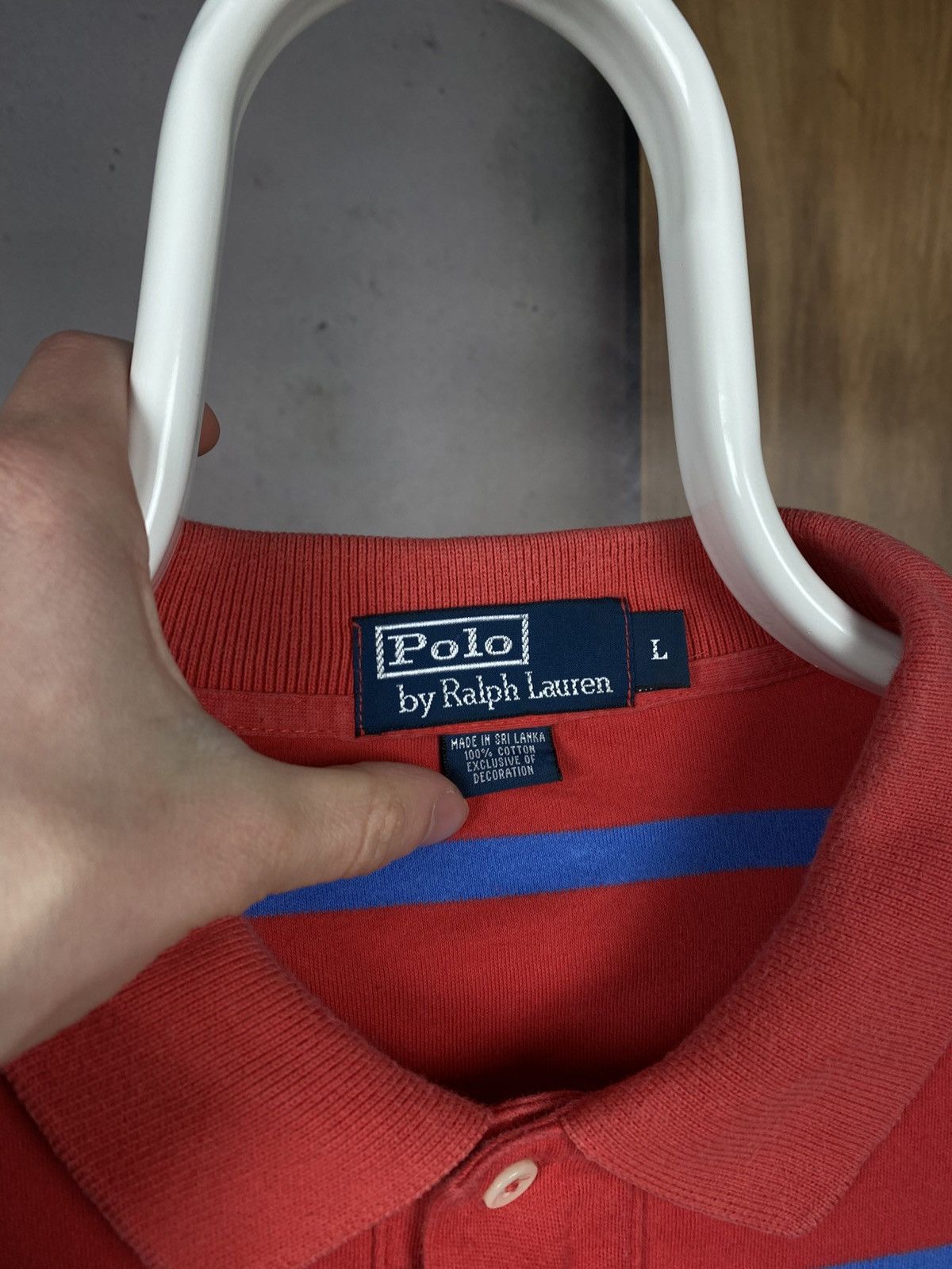 Polo Ralph Lauren 🎠Vintage 90s Polo T-Shirt Polo Ralph Lauren Striped Pony🎠 Size US L / EU 52-54 / 3 - 9 Thumbnail