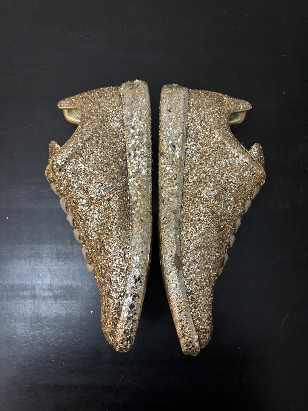 Maison Margiela Maison Margiela GAT Replica Sneakers Gold Glitter Size US 7 / EU 40 - 3 Thumbnail