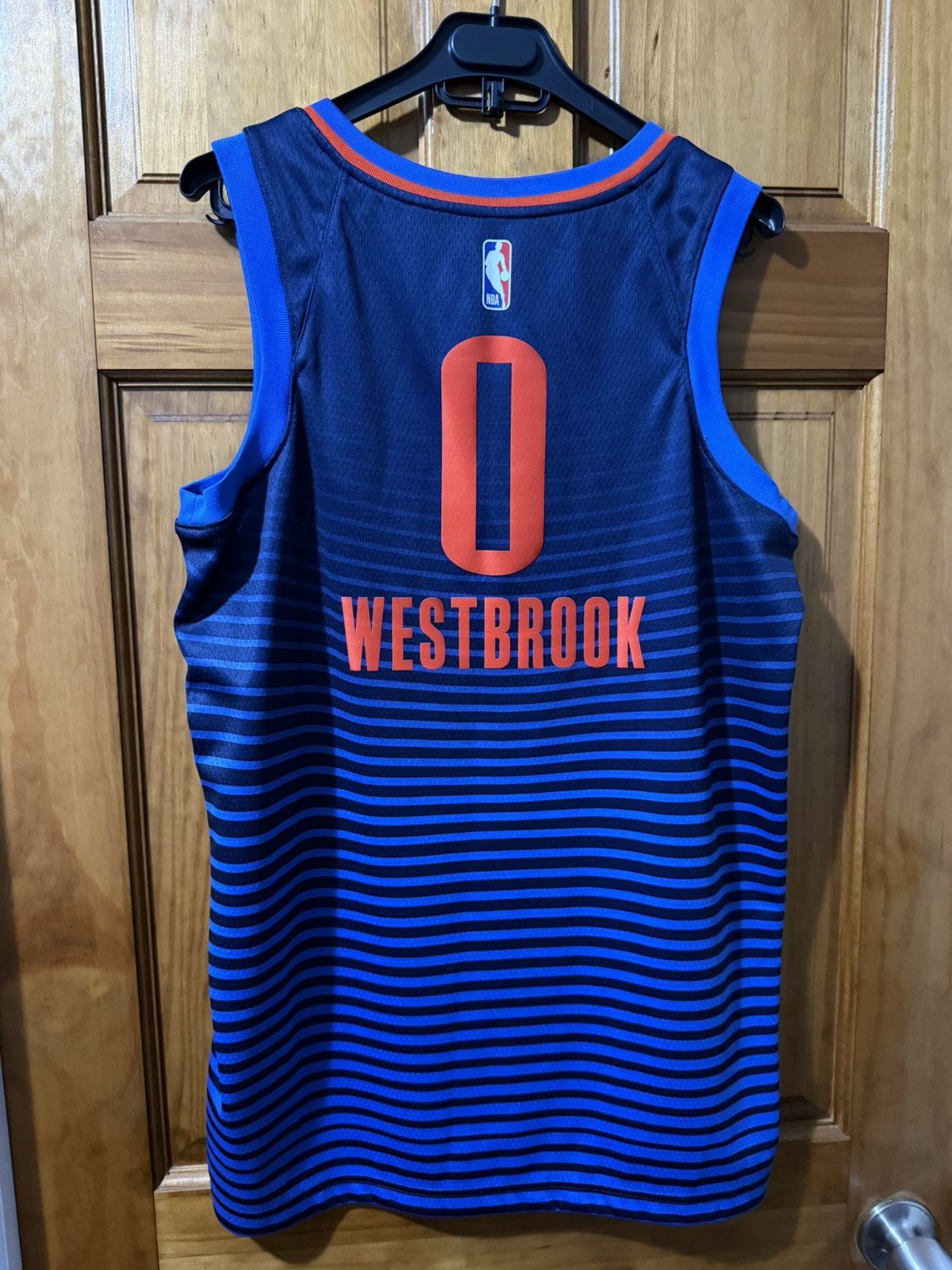 Nike Russell Westbrook OKC Thunder Statement Jersey SIZE SMALL Size US S / EU 44-46 / 1 - 2 Thumbnail