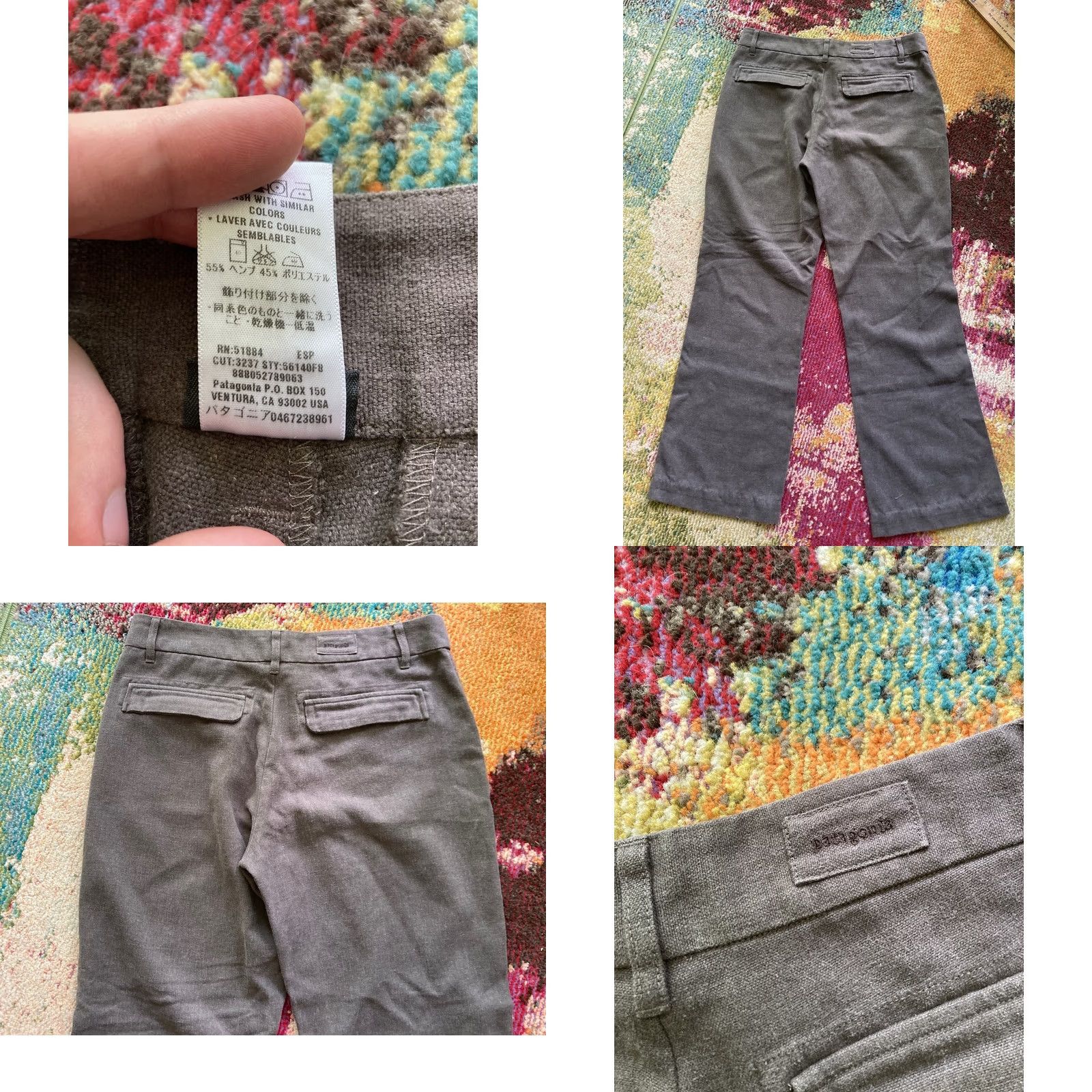 Patagonia Patagonia Pants Womens Size 12 Hemp Brown Wide-Leg Trousers Regular 33 Inseam 30 EUC Outdoor Hiking Size 34" / US 12 / IT 48 - 8 Thumbnail