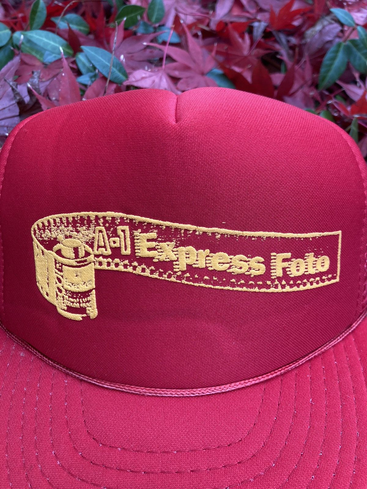 Vintage A-1 express photo cap Size 42 - 2 Thumbnail