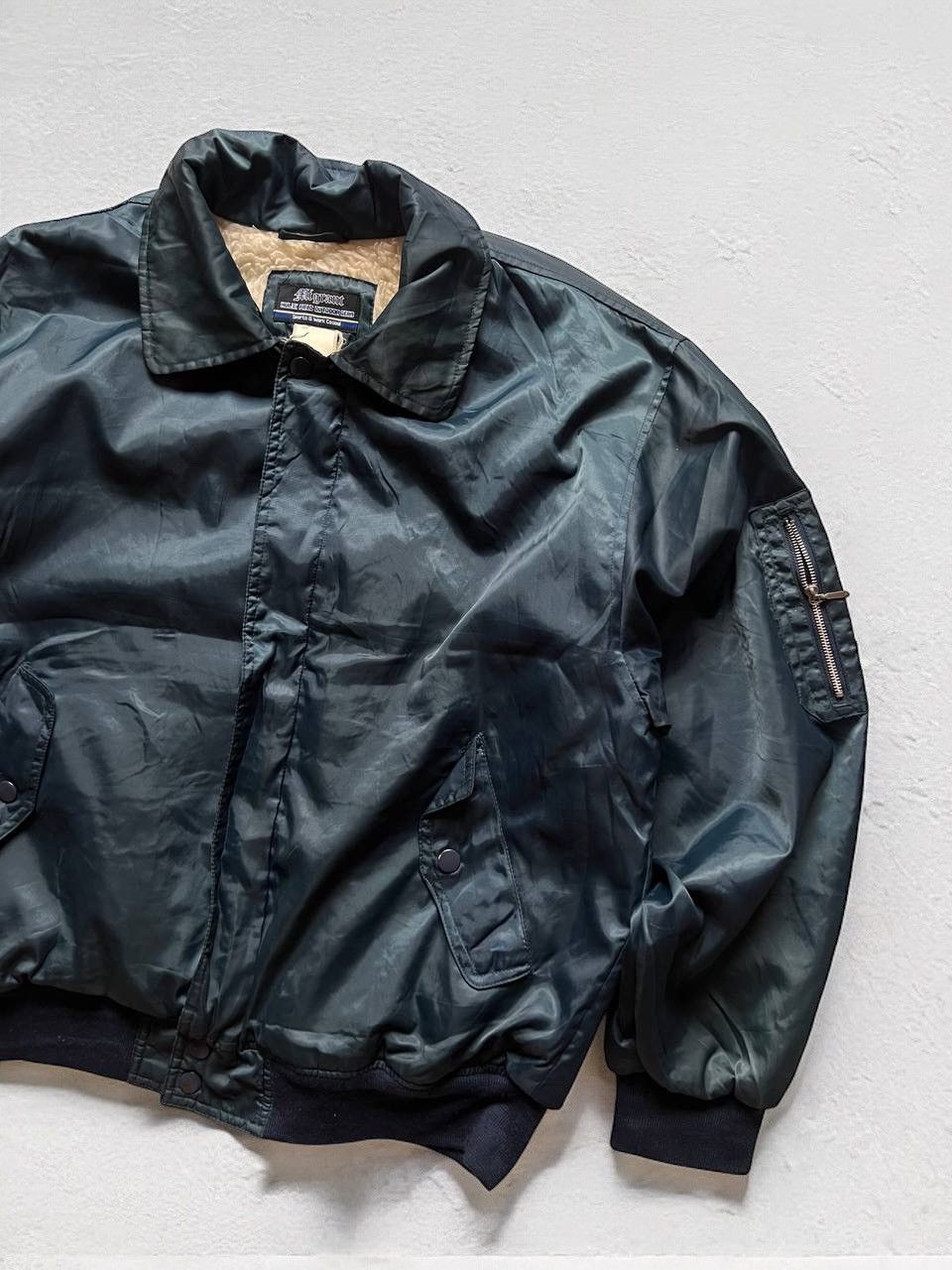 Alpha Industries × Global Work × Japanese Brand JAPANESE style MIGRANT BOMBER jacket AVIATOR vintage cwu Size US M / EU 48-50 / 2 - 3 Thumbnail