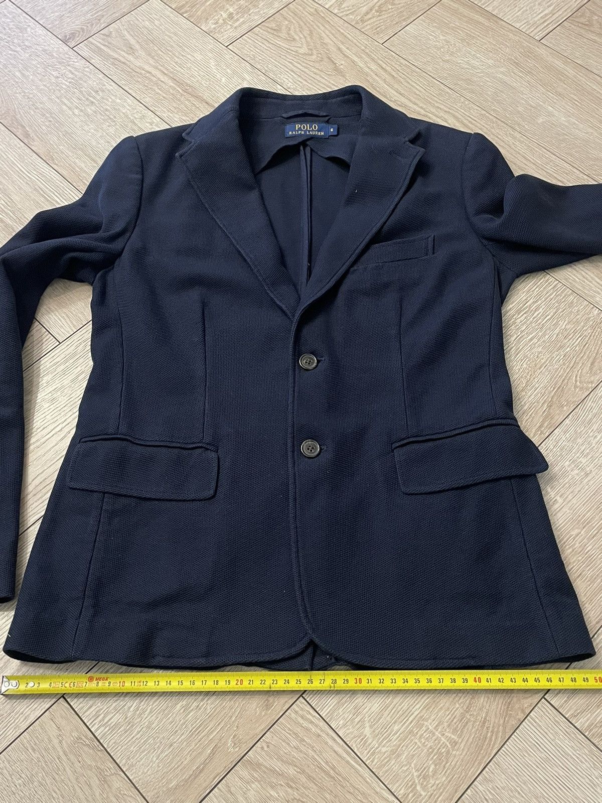 Polo Ralph Lauren Polo Ralph Lauren Soft Stretch Cotton Women's Blazer in Blue Size S / US 4 / IT 40 - 17 Thumbnail