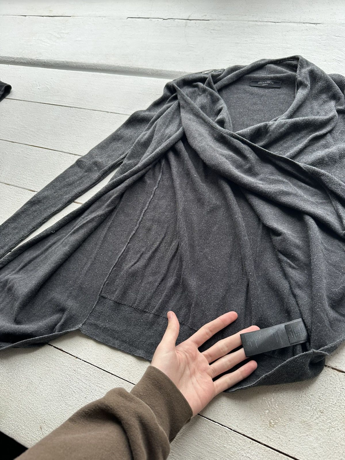 Allsaints 🚨RARE ALLSAINTS AVANT-GARDE IFSIXWASNINE CARDIGAN GRAY Size S / US 4 / IT 40 - 6 Thumbnail