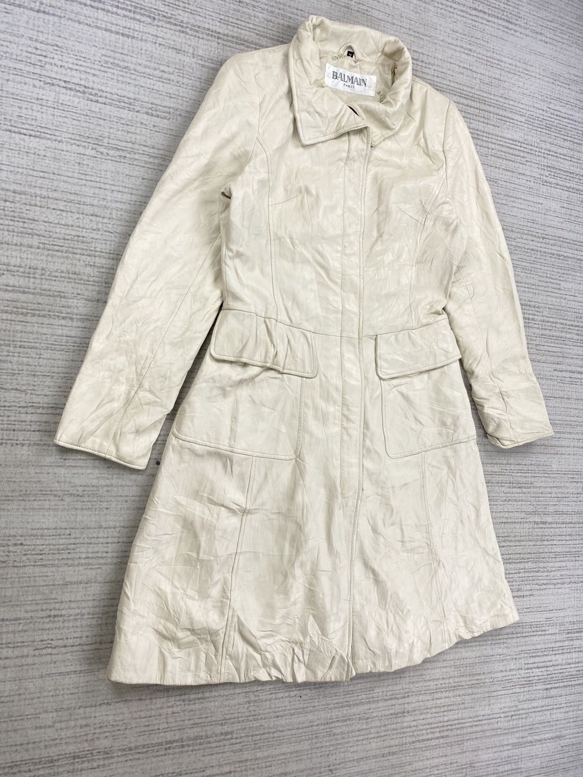 Balmain Vintage Balmain Paris Sheepskin Long Jacket Size S / US 4 / IT 40 - 3 Thumbnail