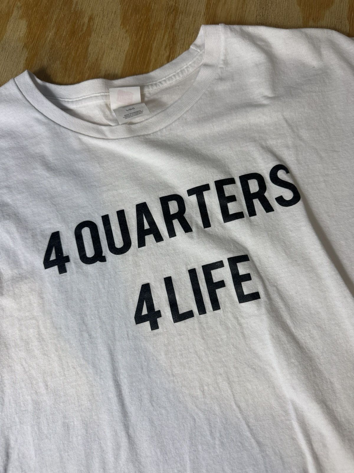 Other × Vintage 4 Quarters 4 Life Mens Size L Football Basketball Slogan Size US L / EU 52-54 / 3 - 3 Thumbnail
