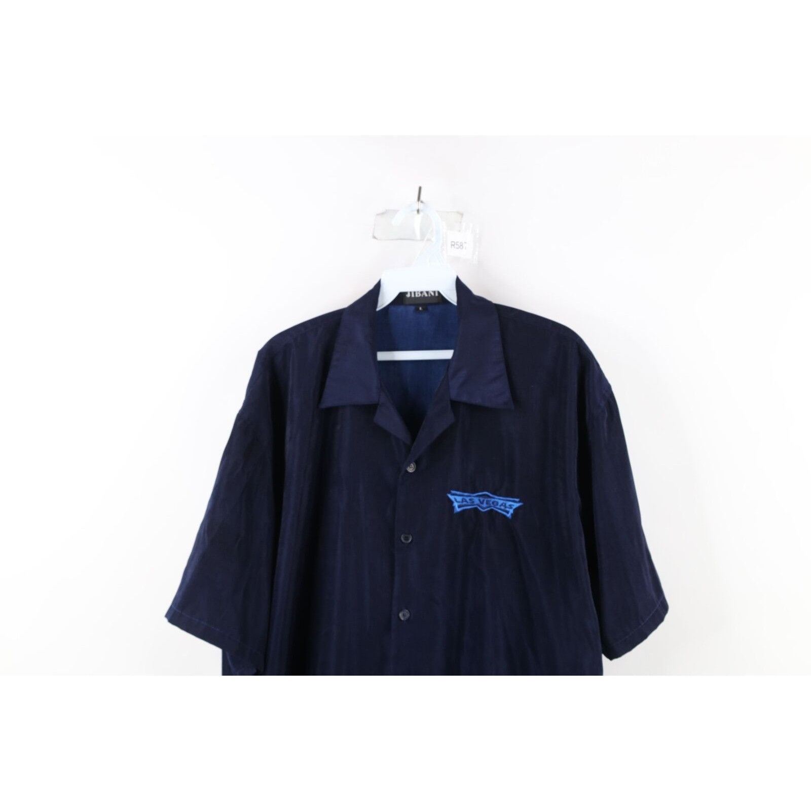 Vintage Vintage 90s Streetwear Las Vegas Tribal Flames Button Shirt Size US L / EU 52-54 / 3 - 2 Thumbnail