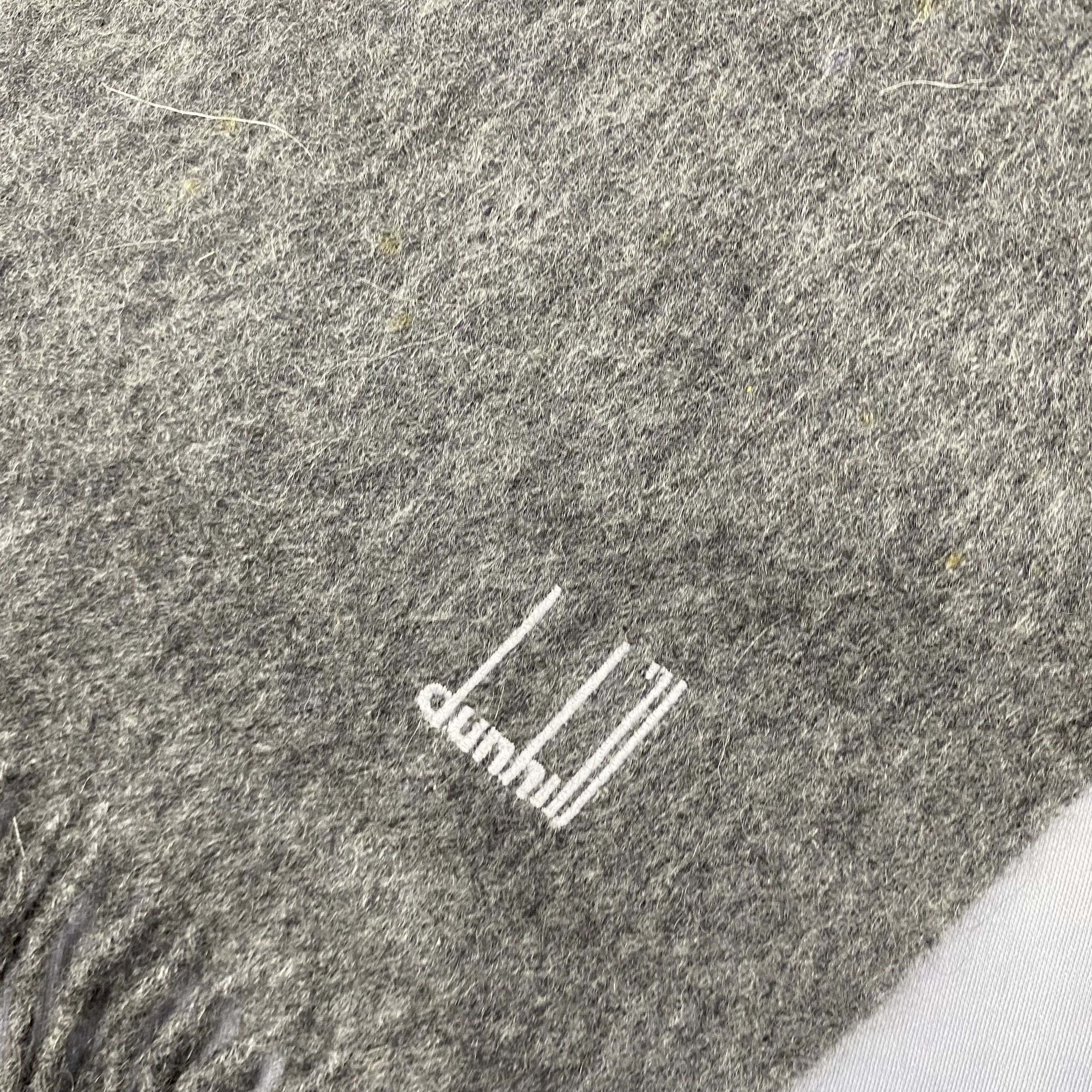 Japanese Brand Vintage Dunhill Scarf Muffler Wool Cashmere Scarves Size ONE SIZE - 4 Thumbnail