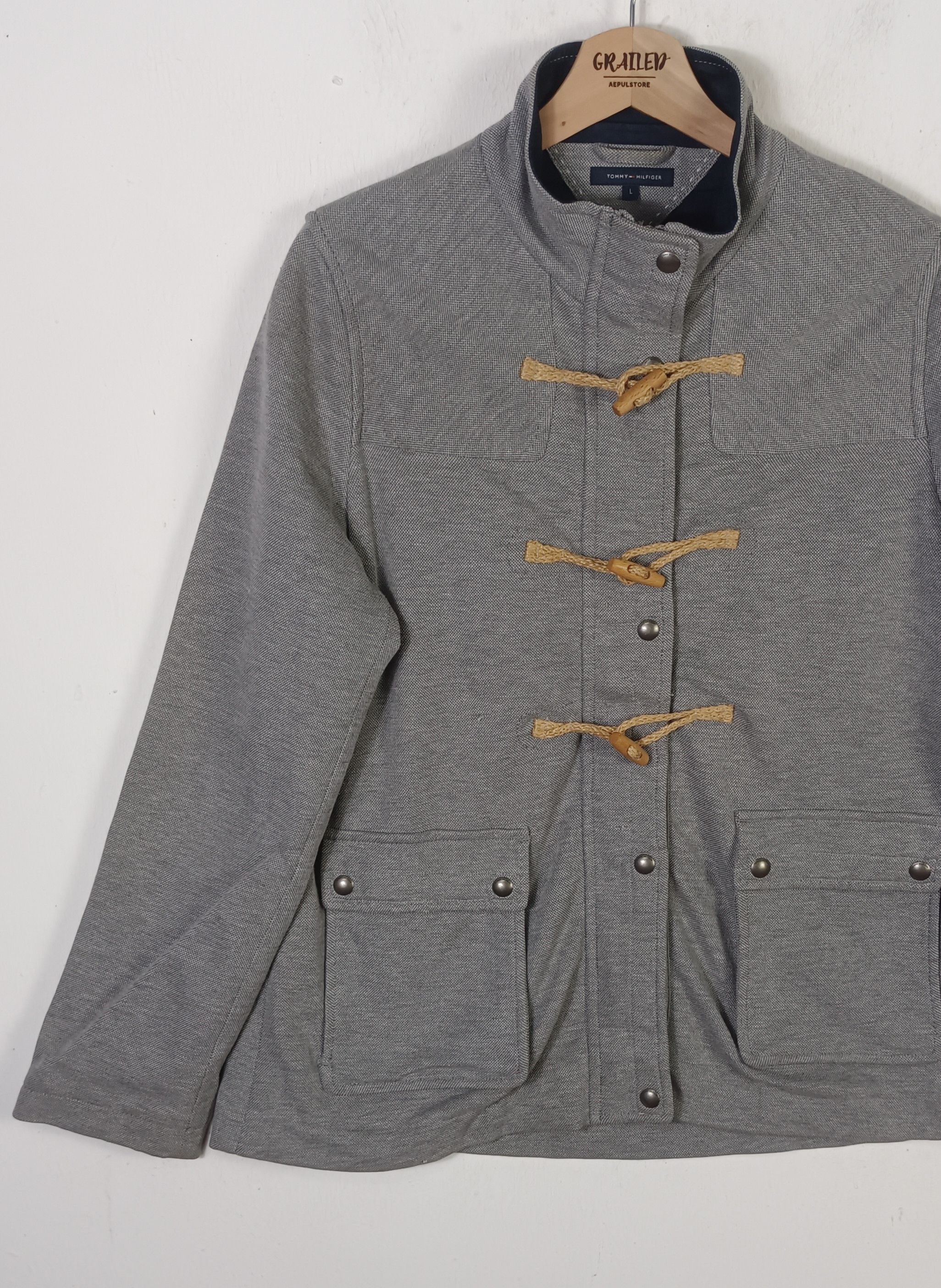 Tommy Hilfiger Rare🔥 Tommy Hilfiger Duffeal Coat Made In Turkey Size US L / EU 52-54 / 3 - 4 Thumbnail