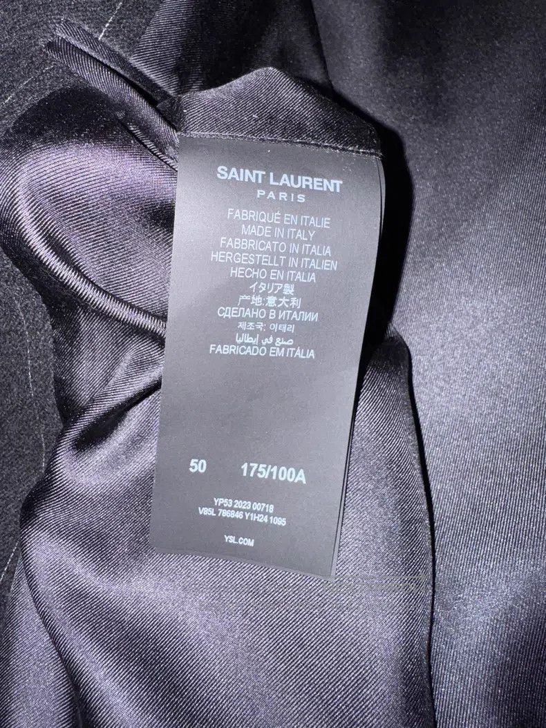 Saint Laurent Paris Saint Laurent Paris Double-breasted Men's Suit Jacket Size US M / EU 48-50 / 2 - 5 Thumbnail