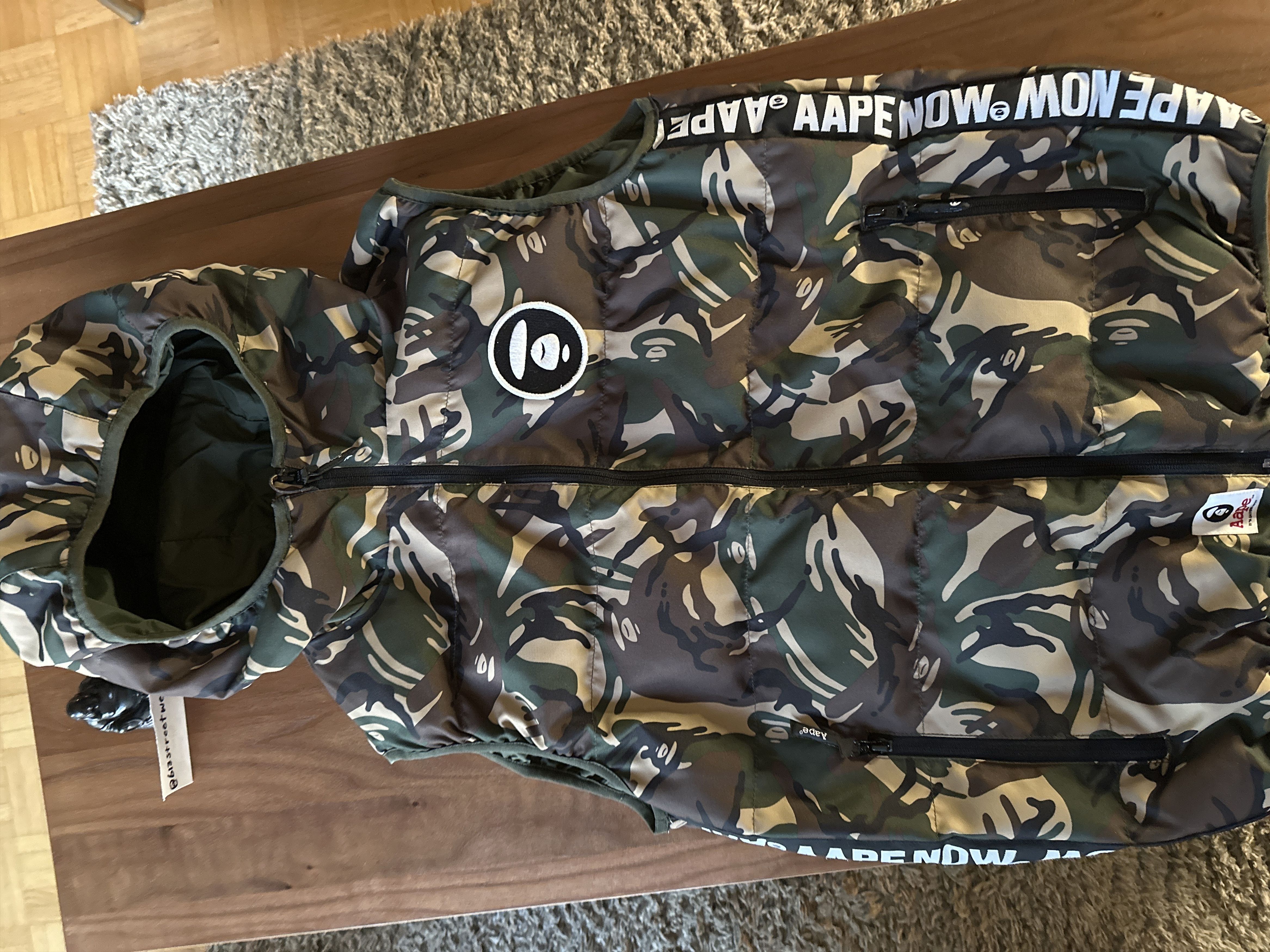 image of Aape Bape Camo Vest, Men's (Size XL)