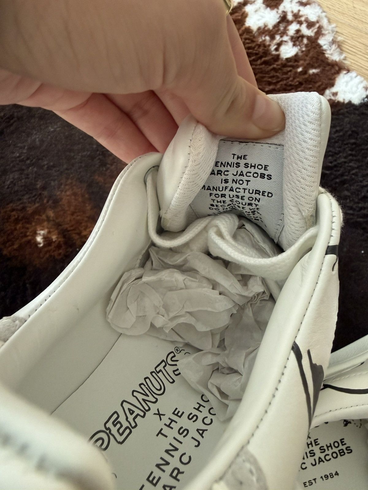 Marc Jacobs × Peanuts MARC JACOBS X PEANUTS WHITE SNEAKERS Size US 7 / IT 37 - 6 Thumbnail