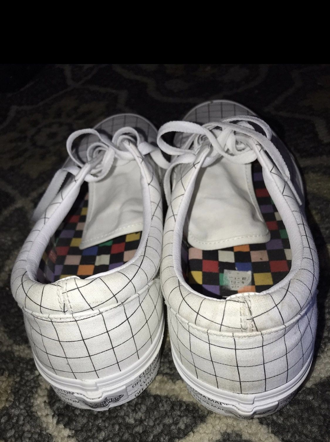 Vans Vans custom made by skate and destroy shoes size 13 used Size US 13 / EU 46 - 3 Thumbnail